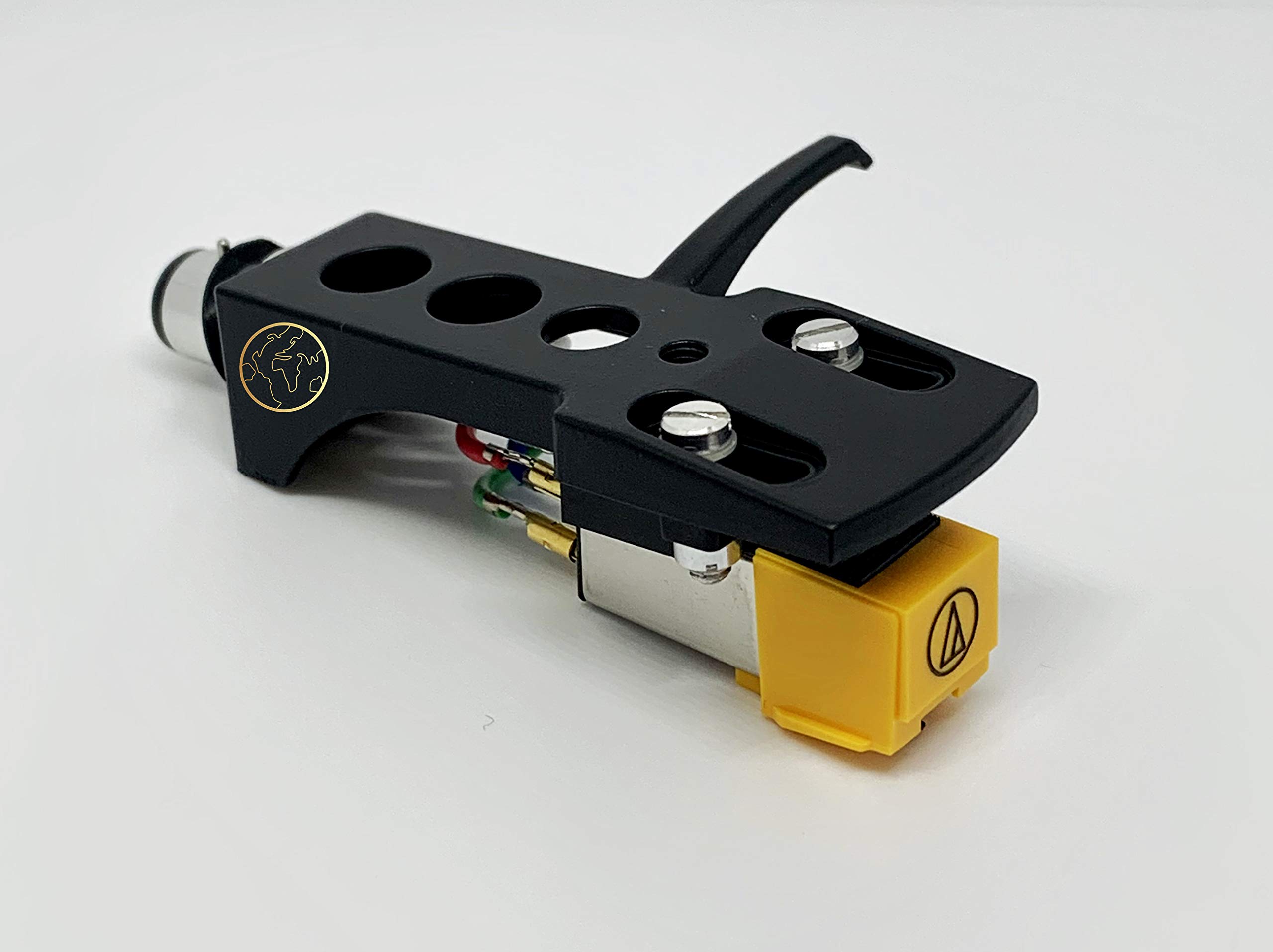 Original AT91 Cartridge and Stylus with Black Headshell & Mounting Bolts - Compatible with Stanton T120, T60, T80, T90, T62, T92, ST150, T92 USB, ST100, STR8100, STR880, STR890 - Perfect for DJ Turntables & Vinyl Record Players