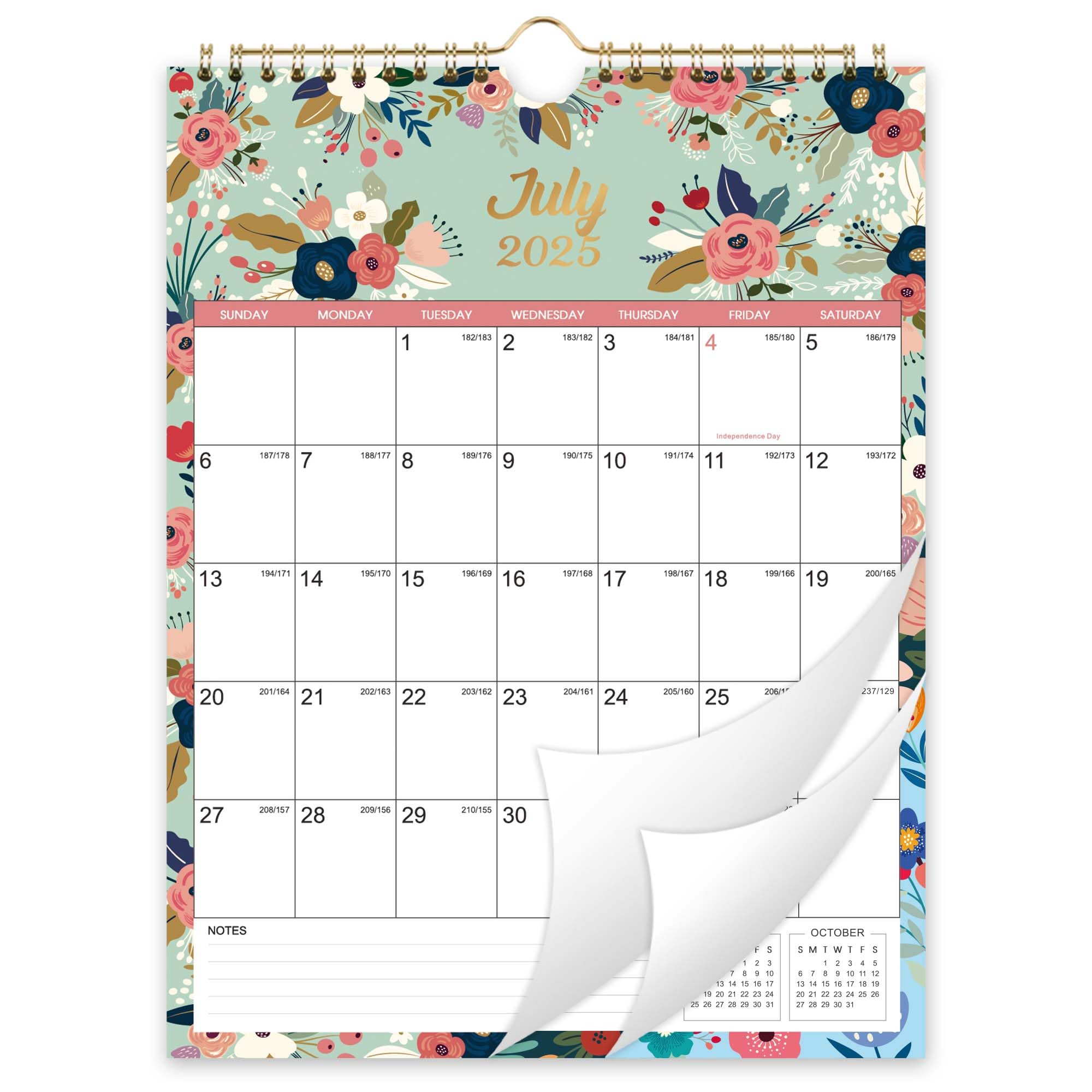 2025-2026 Wall Calendar | 18-Month Planner from July 2025 to December 2026 | 8.5