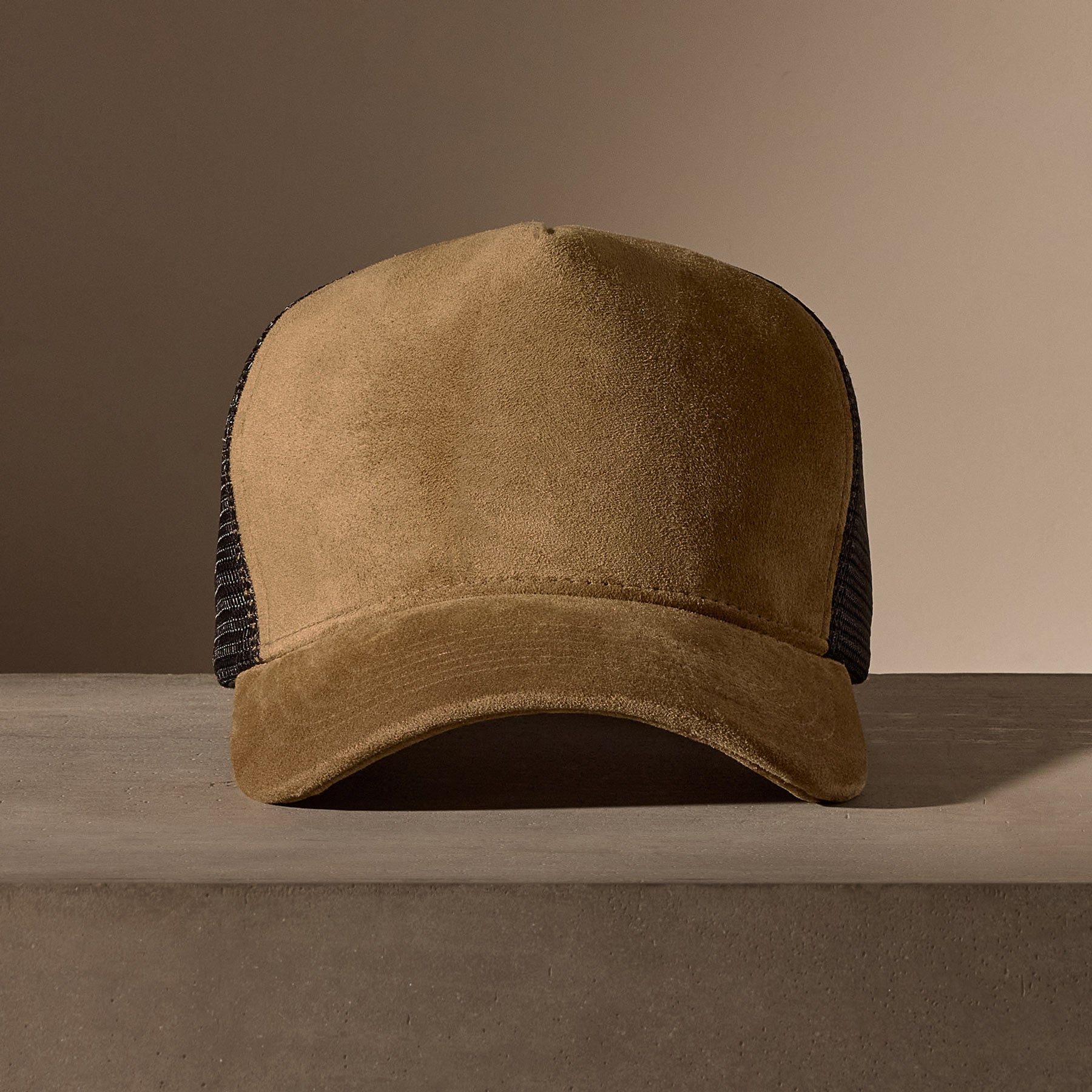 Stylish Suede Trucker Hat with Adjustable String - Perfect for Outdoor Adventures & Casual Wear