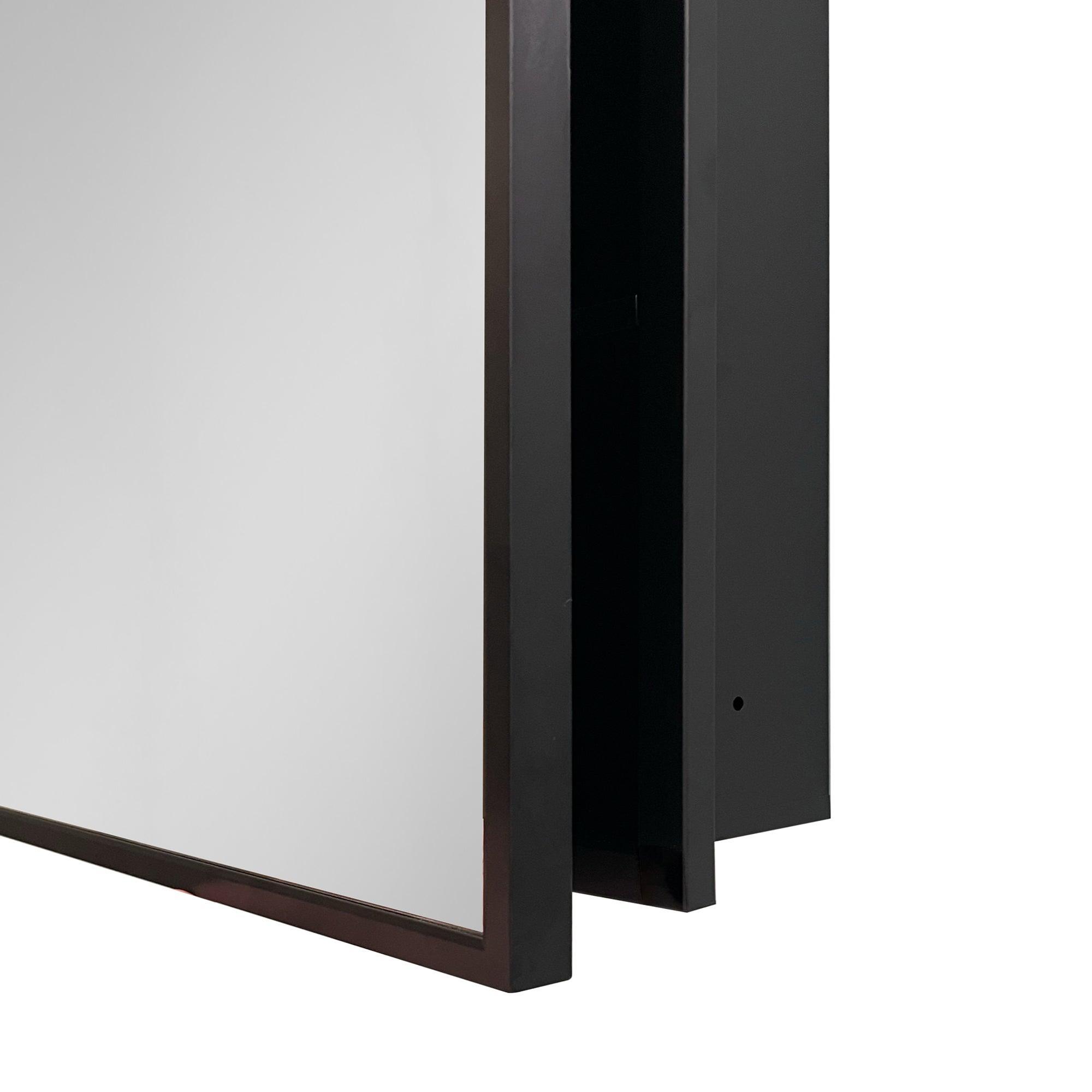 20 x 26 Inch Medicine Cabinet Mirror - Wall Mount or Recessed Bathroom Storage with Adjustable Shelves - Perfect for Bathroom, Living Room & Bedroom Organization