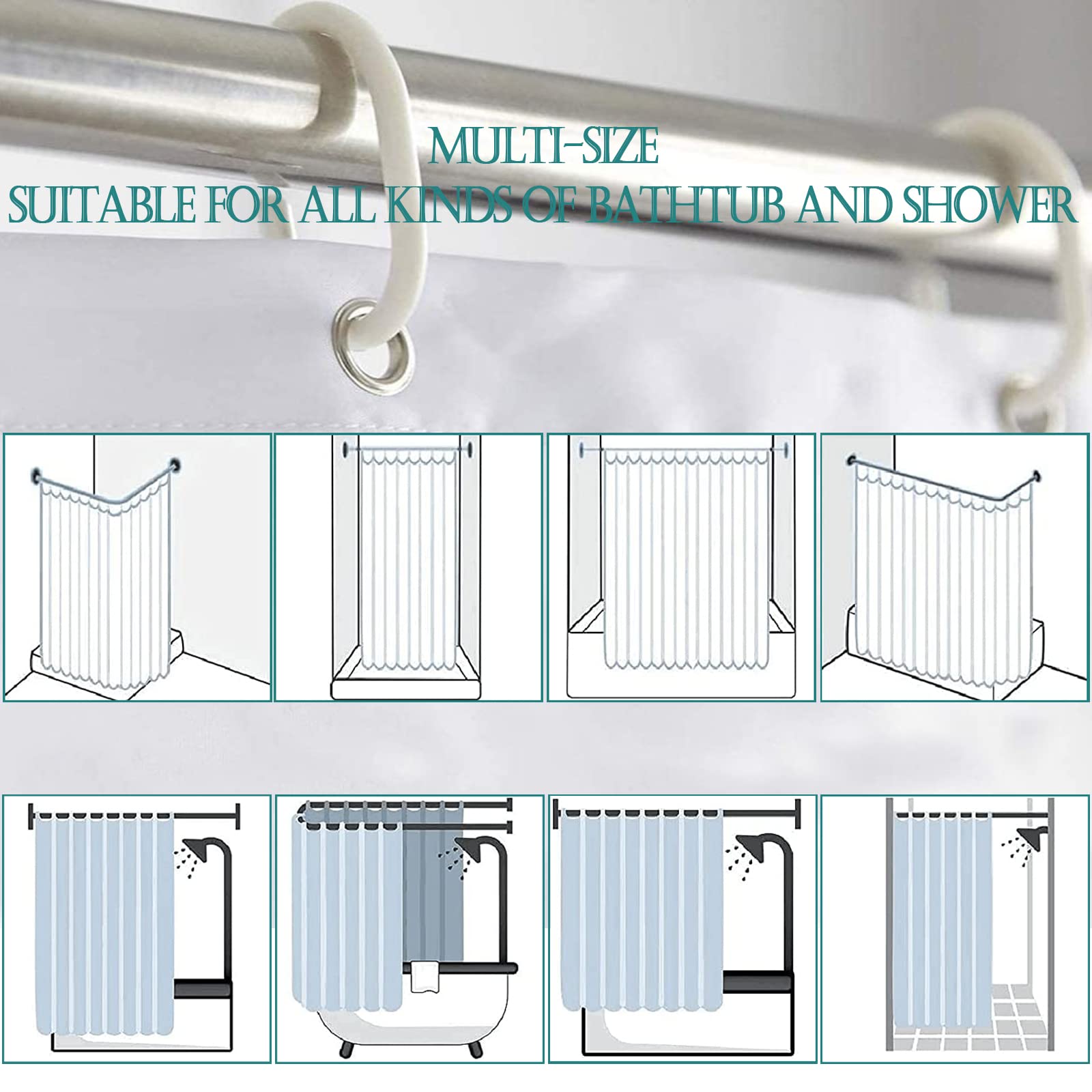 Beach Sunset Scenery Shower Curtain Set - Waterproof Bathroom Decor with Non-Slip Rugs, Toilet Lid Cover & Coconut Tree Waves Design - Includes 12 Hooks & Durable Fabric - Perfect for Coastal, Tropical & Vacation Home Bathrooms