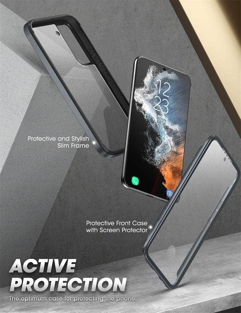 SUPCASE Unicorn Beetle Pro Slim Case for Samsung Galaxy S22 Ultra - Clear Back Cover with Edge Protection | Shockproof & Durable for Everyday Use