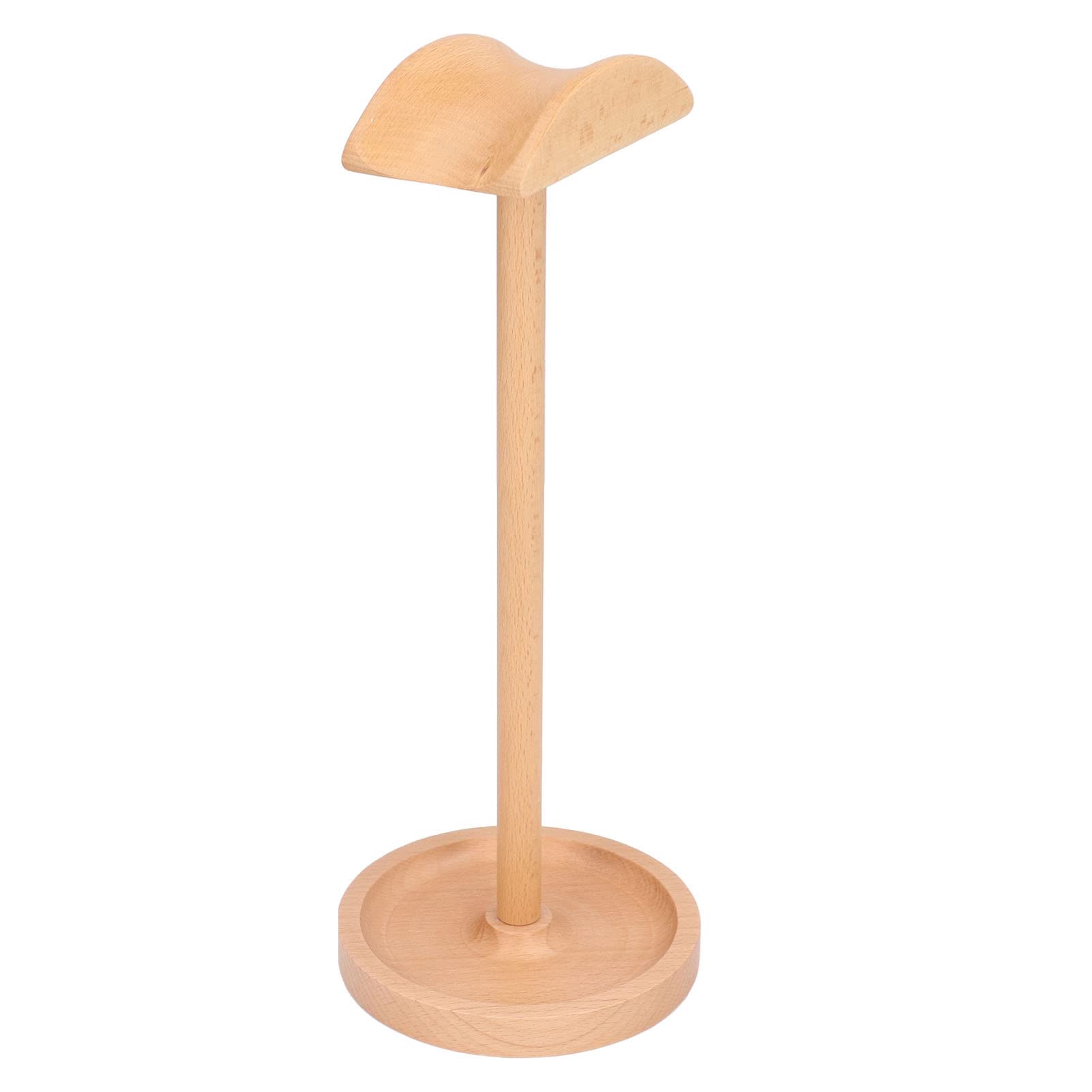 Premium Wooden Headphone Stand - Arc Design, Colorfast & Stable Ergonomic Holder for Gaming, Office & Study - Perfect for Desk Organization & Headset Storage