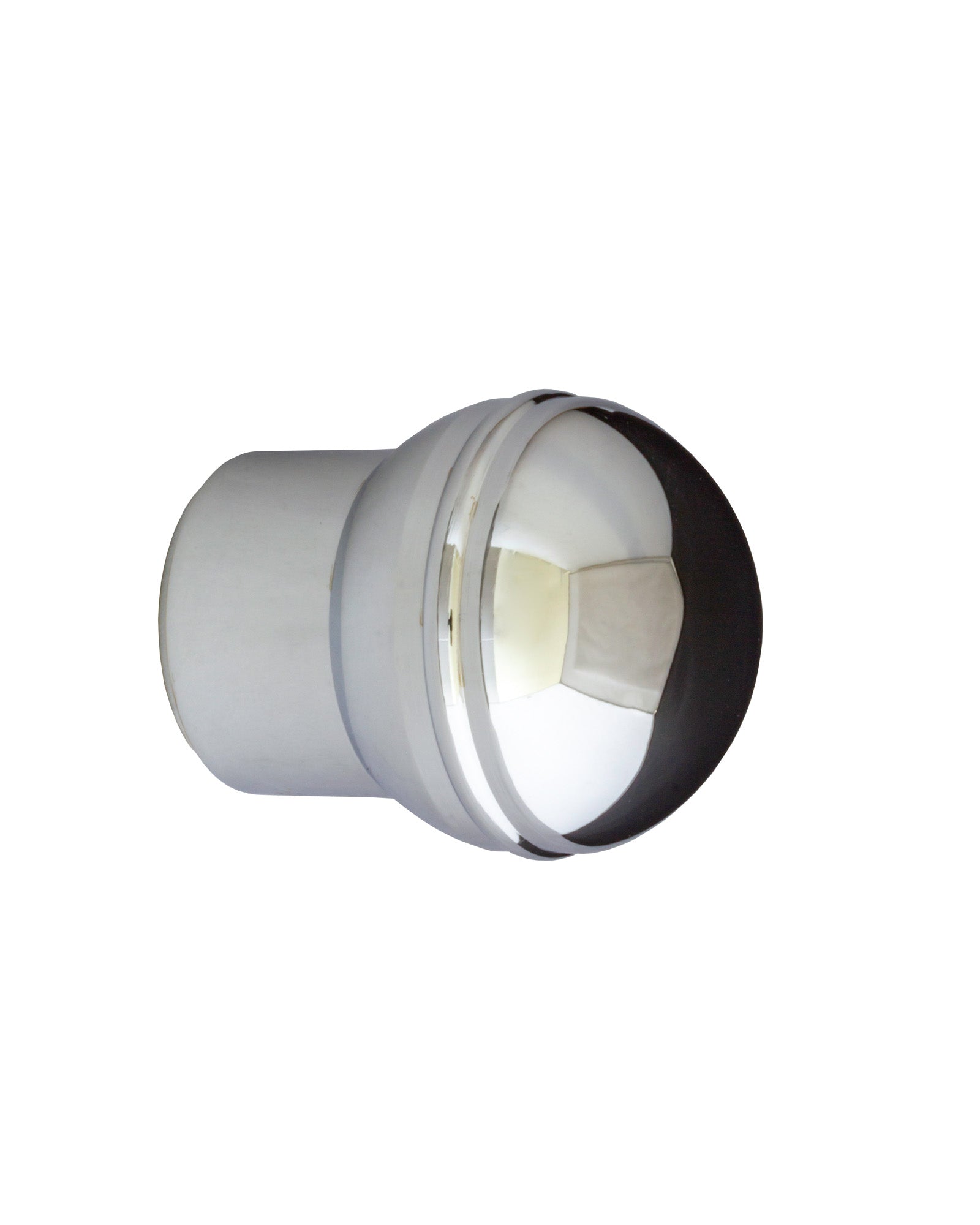 25mm Chrome Pipe End Cap - Durable Plumbing Fitting for Water Pipes, Gas Lines & DIY Projects