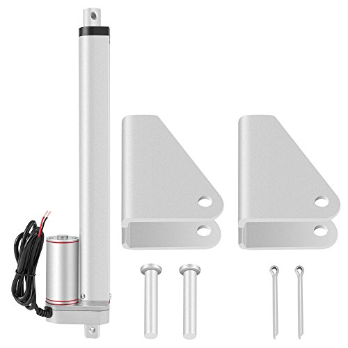 24V 750N Electric Linear Actuator with Remote Control - Low Noise Heavy Duty Linear Motion Actuator for Electric Sofa, Adjustable Bed, Recliner, Home Automation and DIY Projects