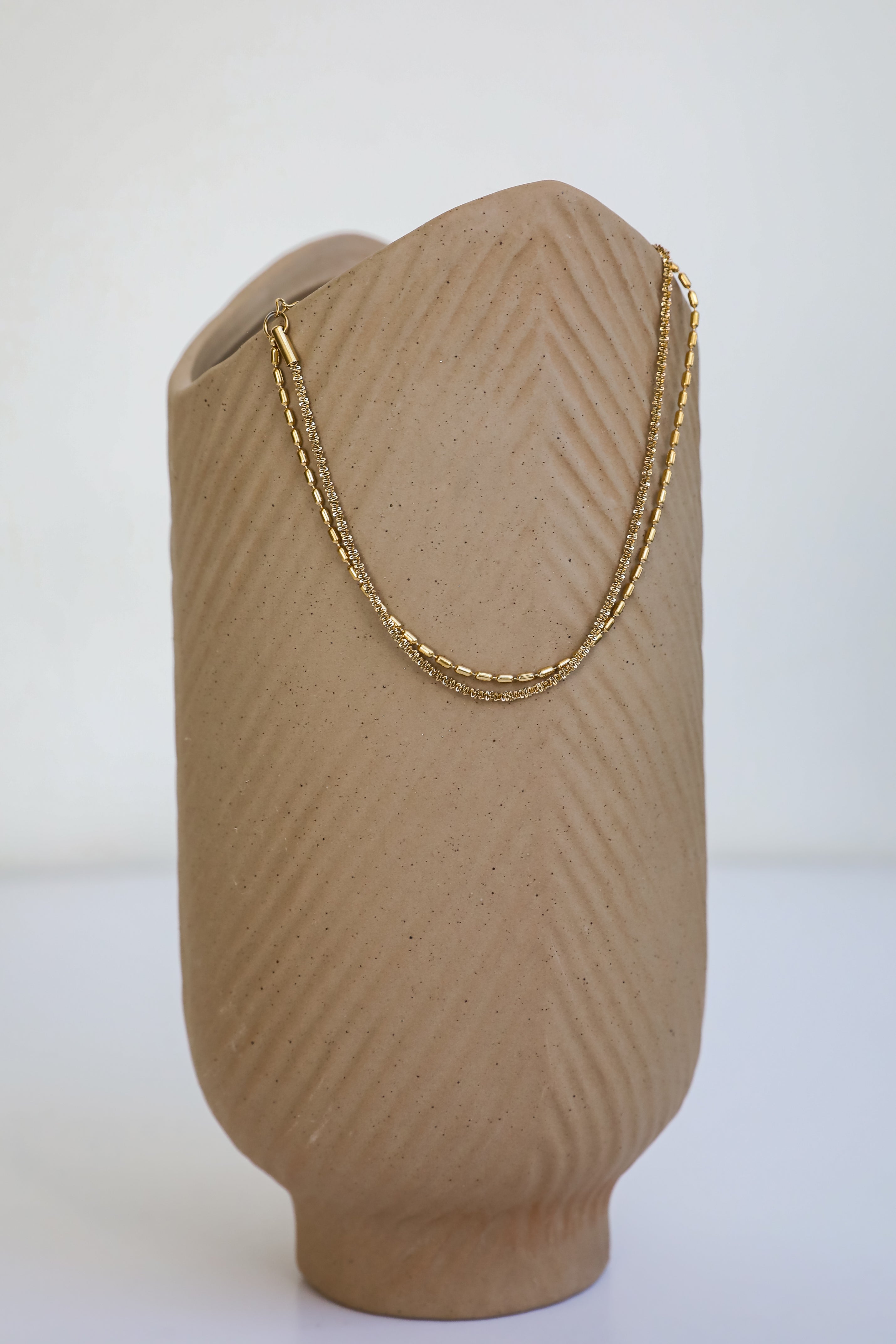 Annie Gold Layered Chain Anklet for Women - Dainty Adjustable Ankle Bracelet - Perfect for Beach, Summer & Boho Fashion Accessories