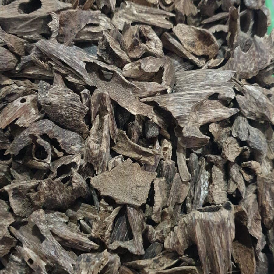 Premium Wild Assam Agarwood Chips (10g) - Natural Aloeswood Incense for Meditation, Aromatherapy & Relaxation | Hindi Oudh Chips for Home, Yoga & Spiritual Practices