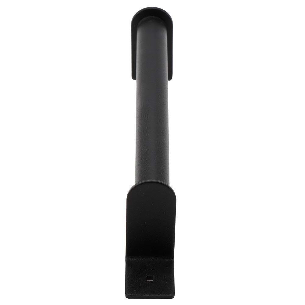 Heavy Duty Carbon Steel Black Sliding Barn Door Handle - Modern Outdoor Shed & Closet Handle for Wooden Gates & Doors | Perfect for Farmhouse, Rustic Home Decor & DIY Projects