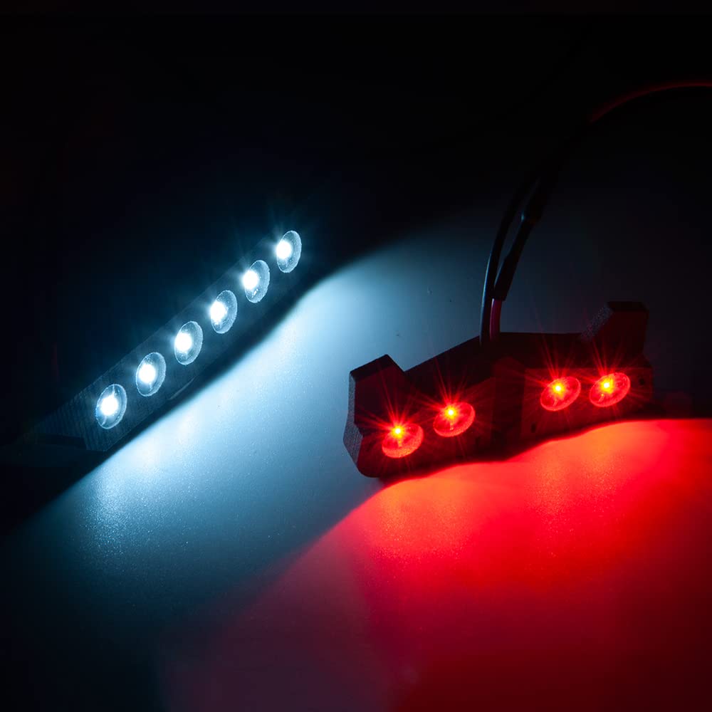 High-Performance Front & Rear LED Light Kit V2 for Traxxas Slash 1/10 4x4 & 2WD VXL - Off-Road Racing & Night Driving Accessories
