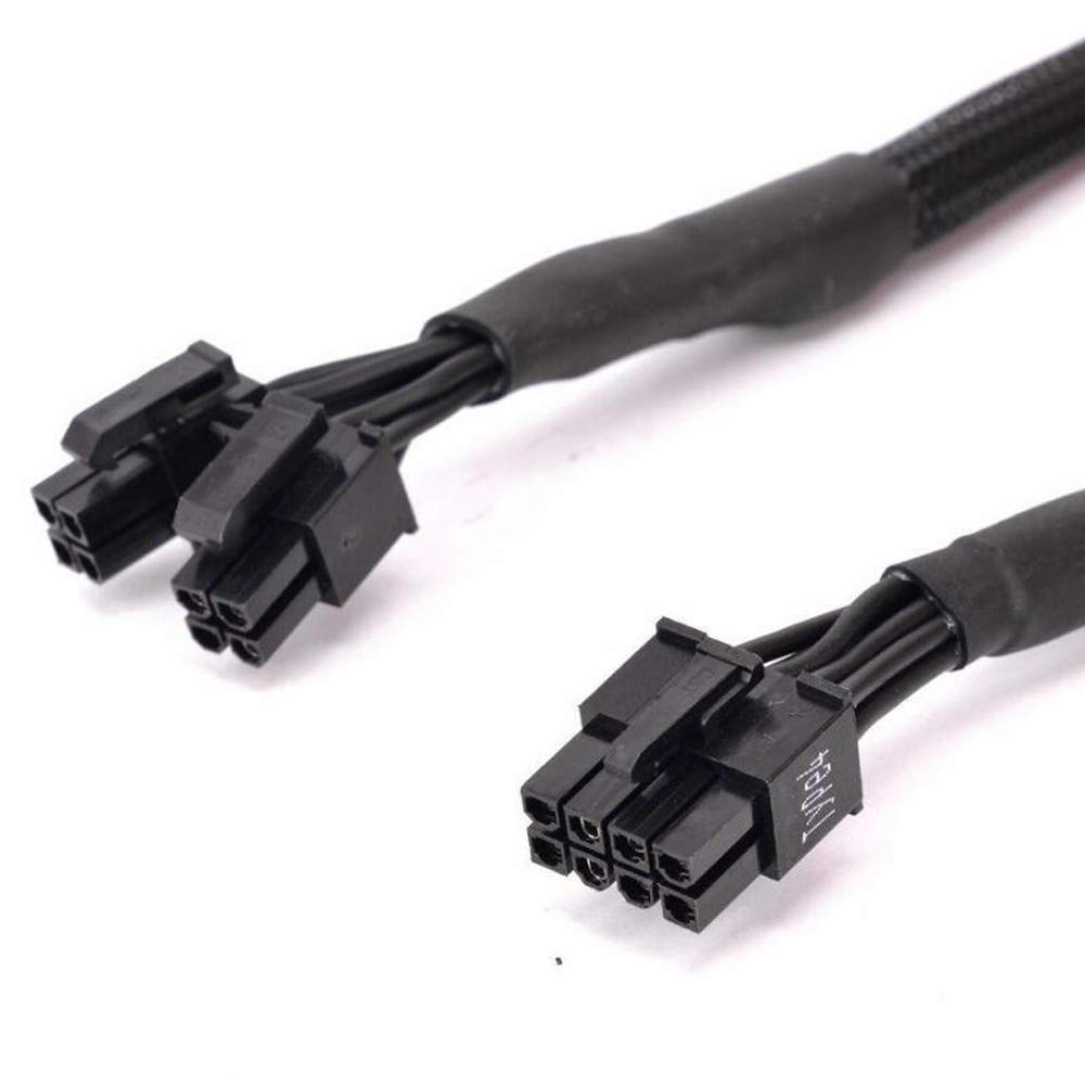 GinTai 3PCS Modular Cable Replacement for Corsair AX850 AX750 AX Series 8-Pin to 4+4 Pin CPU Power Cable (8-Pin CPU) - Compatible with Gaming PC Builds and Computer Upgrades