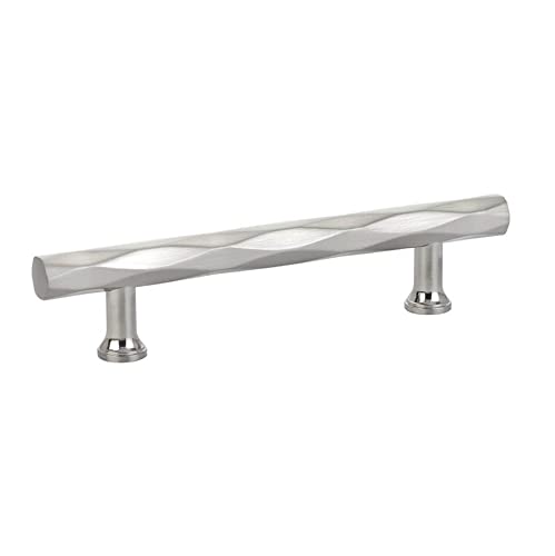 Emtek 86489US15 Tribeca 5 Inch Center-to-Center Bar Cabinet Pull - Modern Cabinet Handle for Kitchen, Bathroom & Furniture Drawers