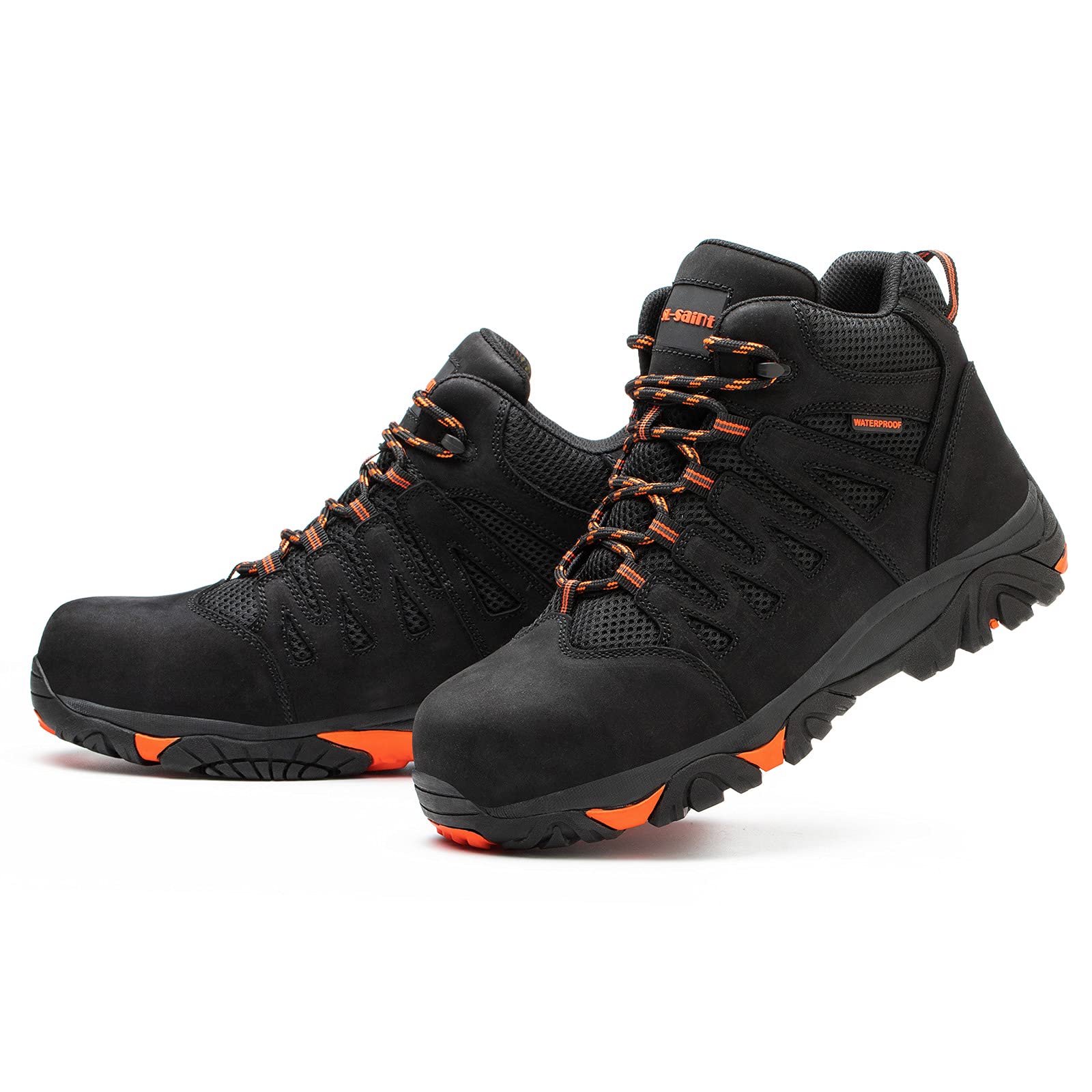 **Men's Waterproof Work Boots with Composite Toe - Insulated Lightweight Hiking & Construction Safety Shoes - 6 Inch Full Grain Leather - Durable for Industrial & Outdoor Use**    *(Perfect for Construction Sites, Hiking Trails, and Heavy-Duty Work Environments)*