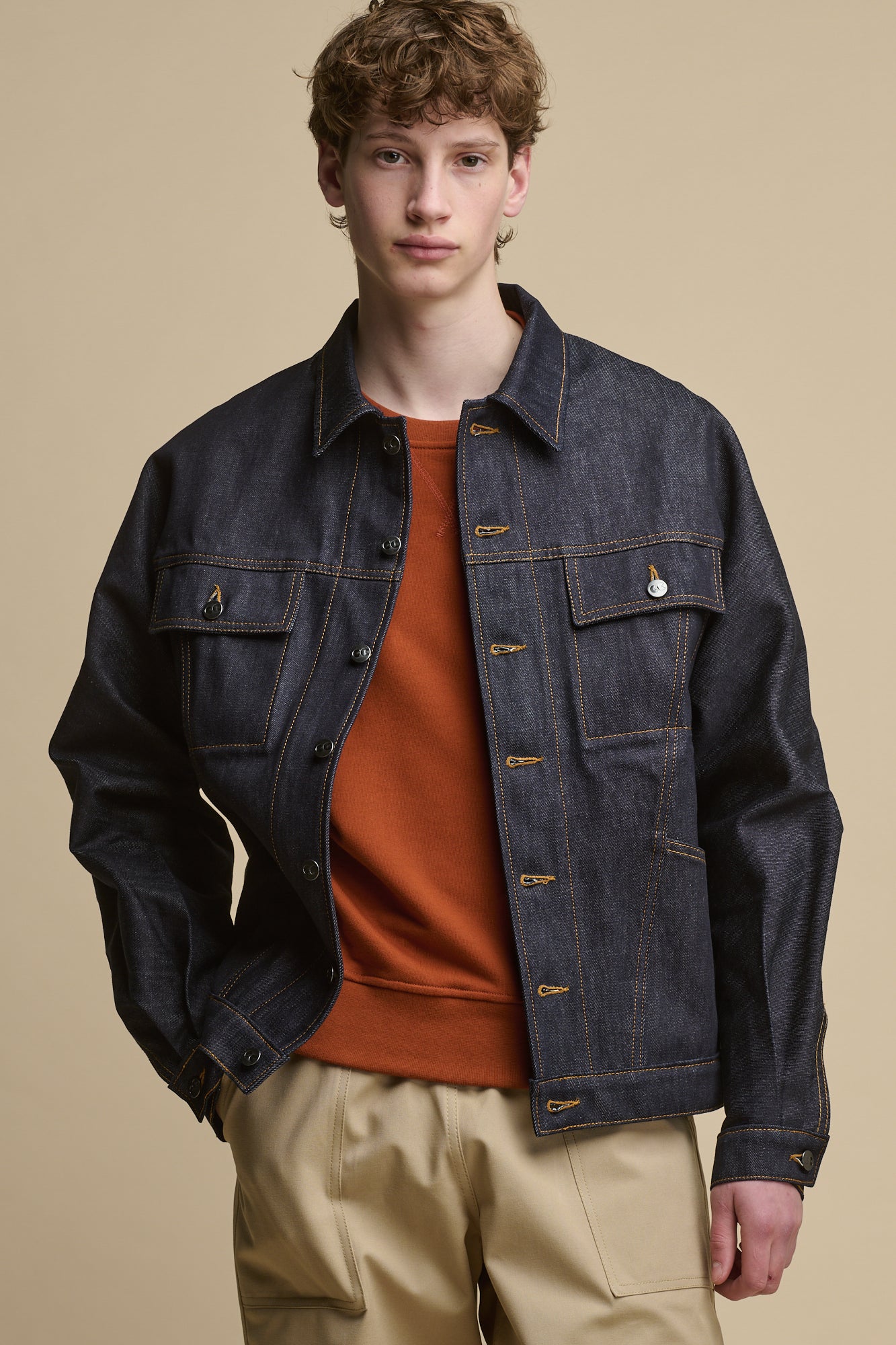 Men's Joe Denim Jacket in Classic Indigo - Stylish Casual Wear for Everyday Outfits & Outdoor Adventures