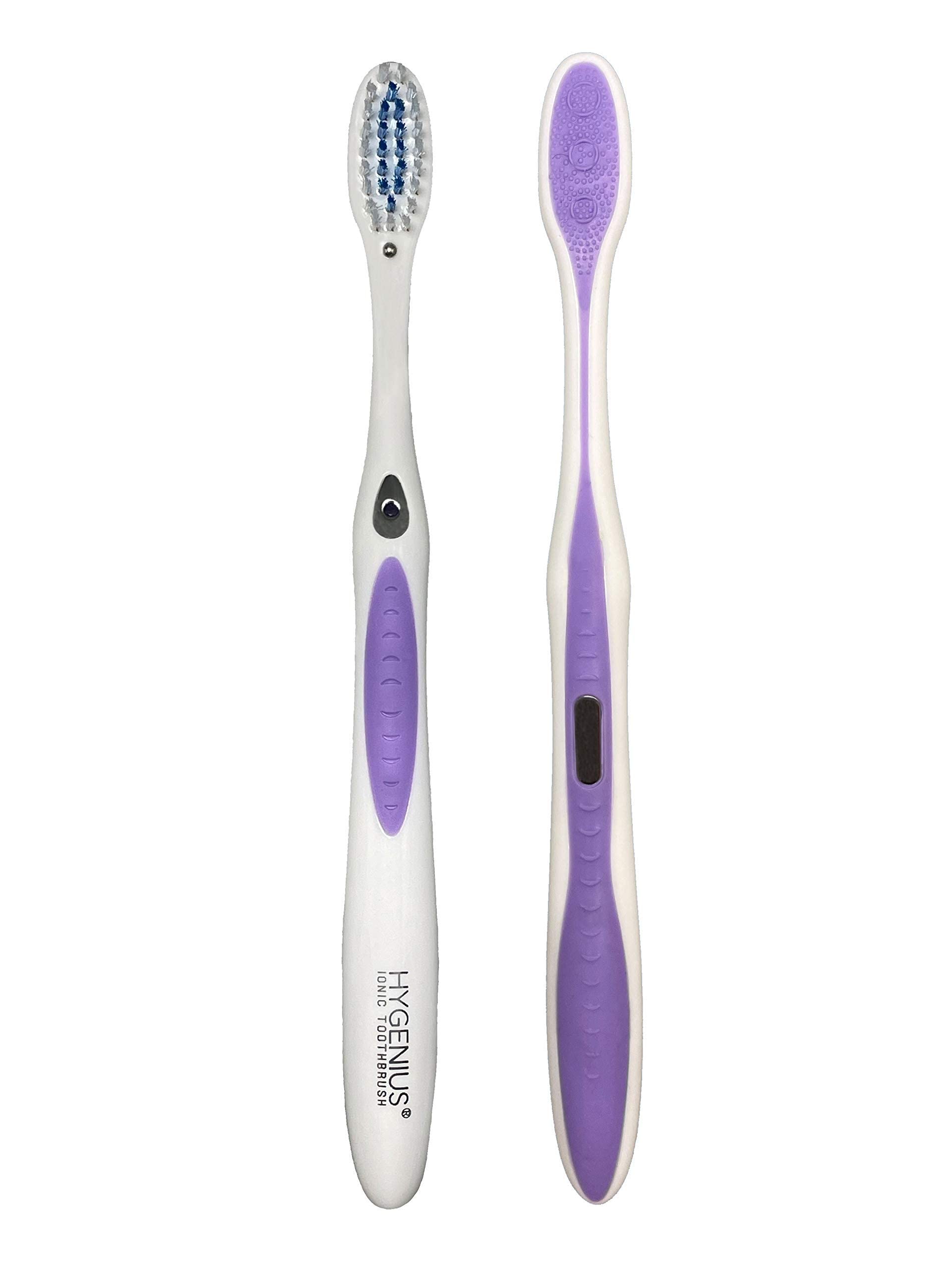 **Ionic Toothbrush for Plaque Removal - Dentist-Approved Electric Toothbrush with Trillion ION Technology for Deep Cleaning - Lavender (Perfect for Travel & Daily Oral Care)**
