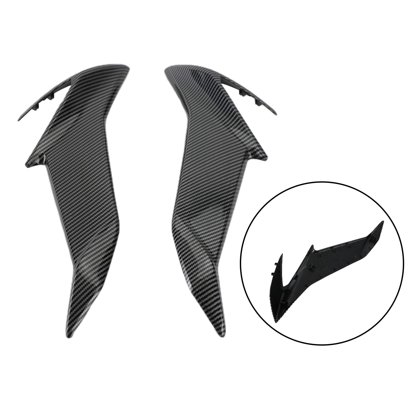 Topteng Motorcycle Side Frame Fairing Cowl Radiator Cover for Suzuki GSX-S 750 GSX-S750 2017-2021 - Durable ABS Plastic Replacement Part for Enhanced Bike Protection & Style - Perfect for Street Riding, Commuting & Custom Builds