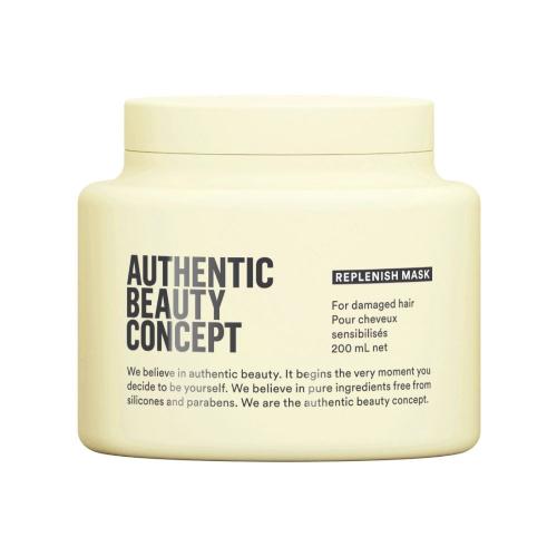 Authentic Beauty Concept Replenish Hair Mask - 6.7 oz Deep Conditioning Treatment for Dry & Damaged Hair - Salon Quality Hair Care for Hydration & Repair at Home