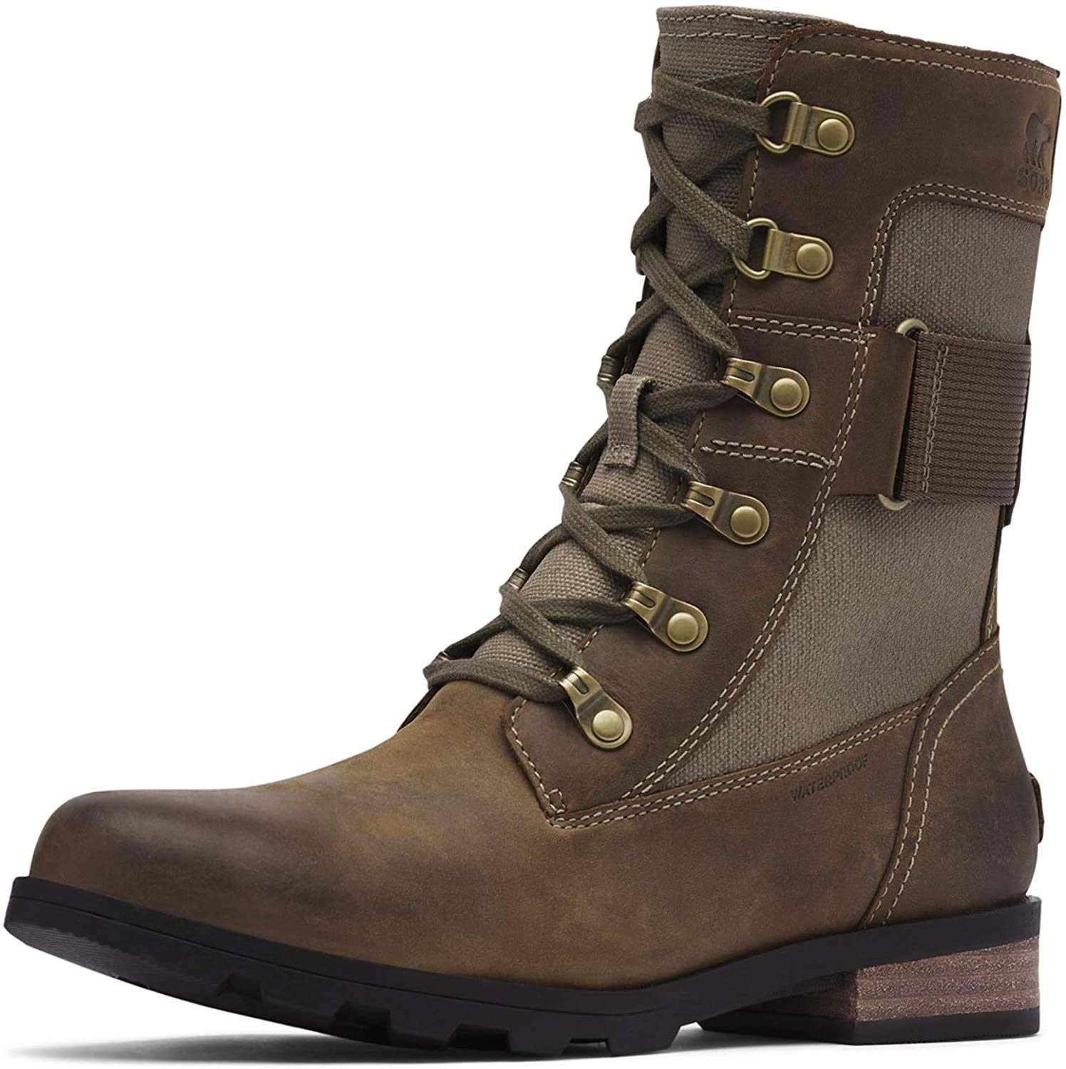 Sorel Women's Emelie Conquest Boot - Waterproof Winter Snow Boots for Women, Comfortable & Warm Cold Weather Boots with Traction - Perfect for Hiking, Snowshoeing, and Outdoor Adventures