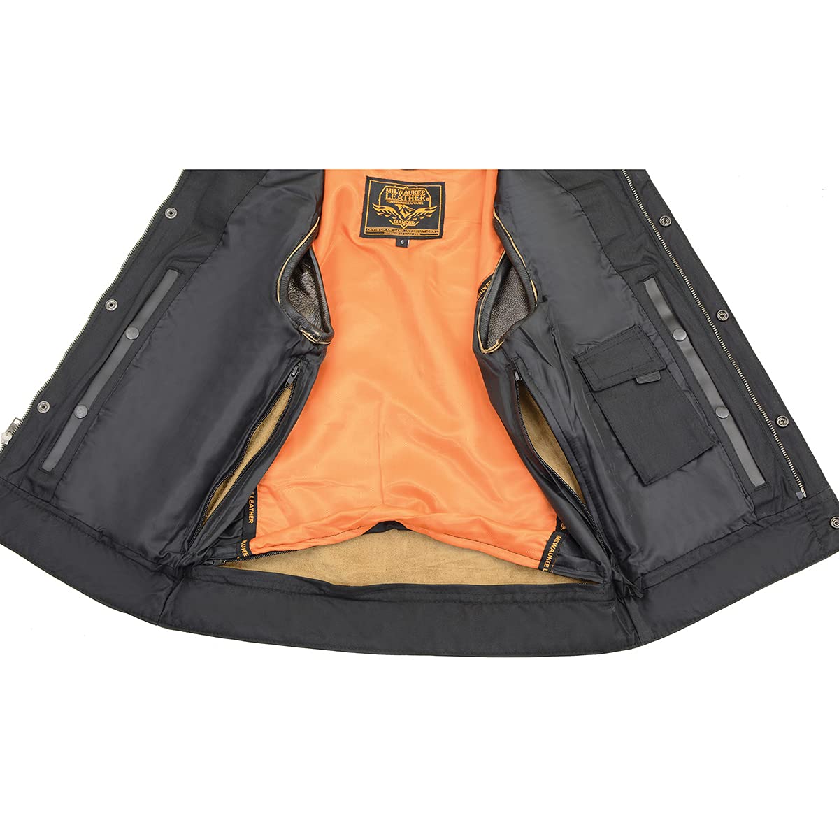Milwaukee Men's Zip Front Club Vest - Lightweight & Durable for Outdoor Work & Casual Wear