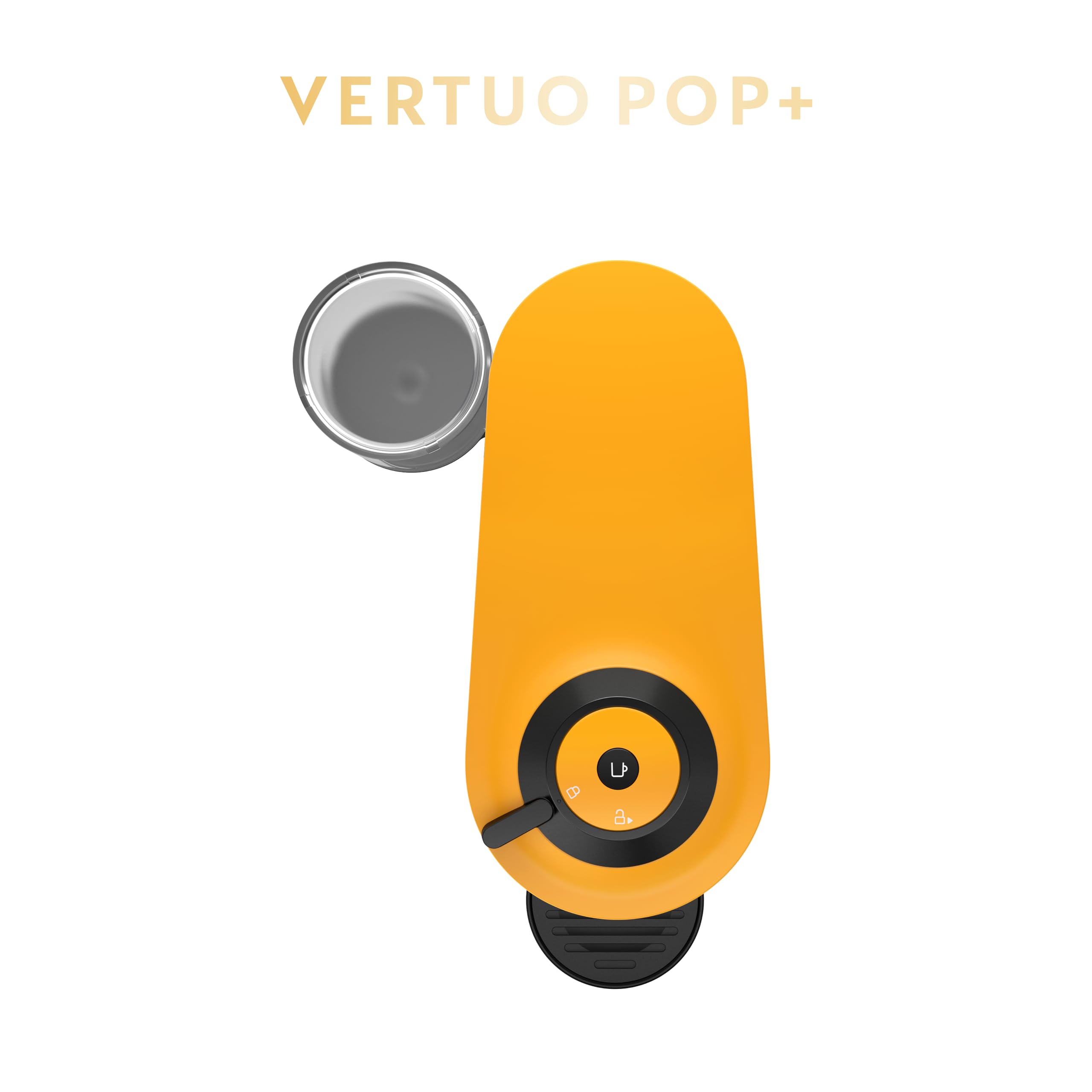 De'Longhi Nespresso Vertuo Pop+ Coffee & Espresso Machine with Mango Yellow Finish - Perfect for Home, Office & Small Spaces