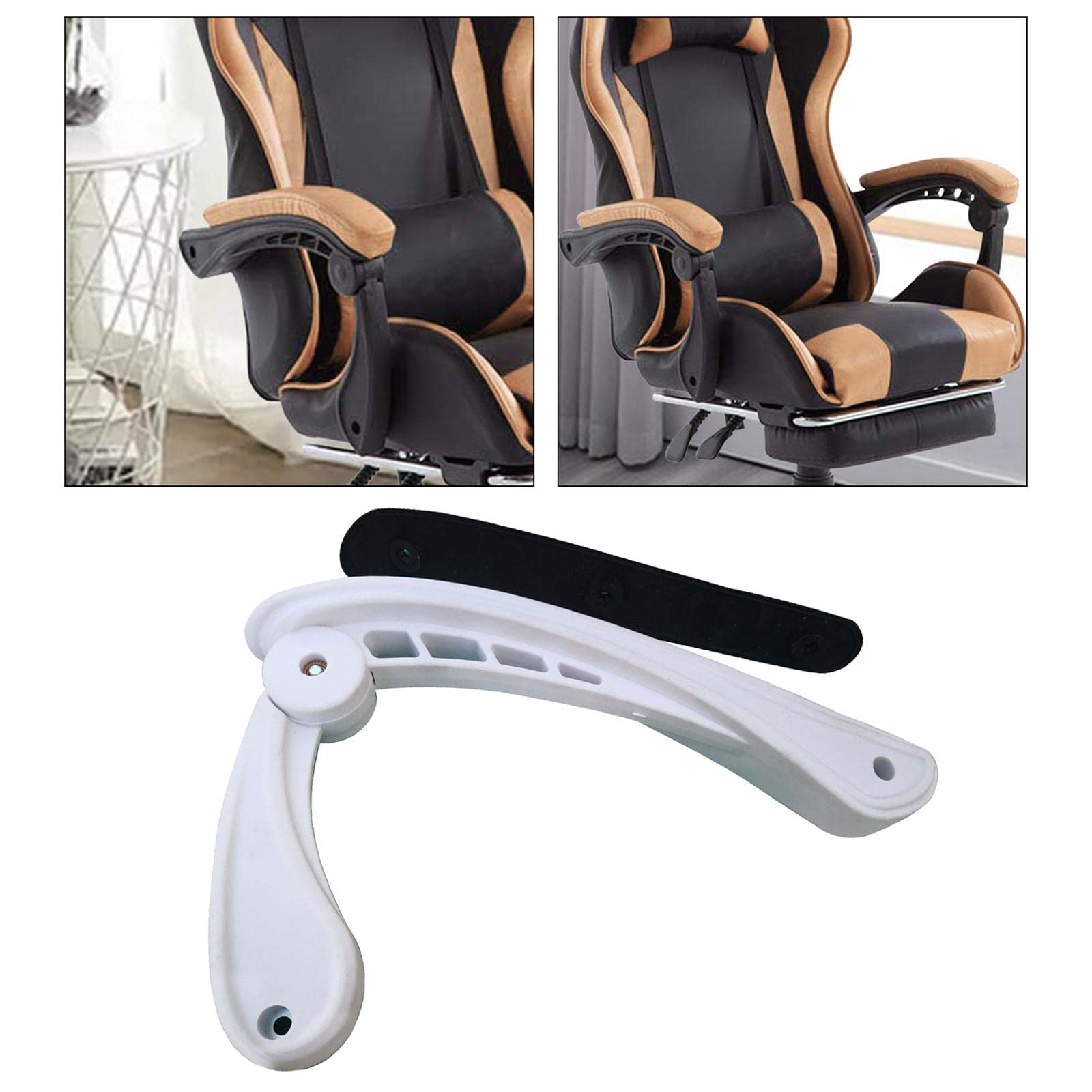 Ergonomic Office Chair Armrest Replacement - Lightweight Adjustable Gaming Chair Armrest Accessory for Comfort & Support (Style A) | Perfect for Home Office, Gaming Setup & Workspace Ergonomics