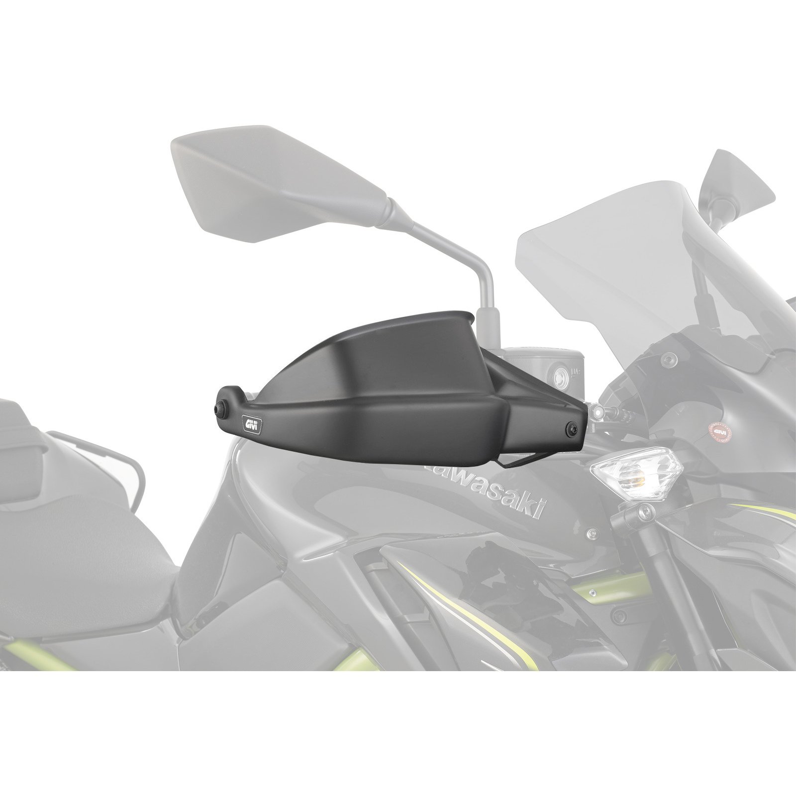 GIVI HP4103 Motorcycle Hand Guards - Durable Aluminum Alloy Hand Protectors for Off-Road & Adventure Bikes | Weatherproof & Shock-Absorbing for All-Terrain Riding