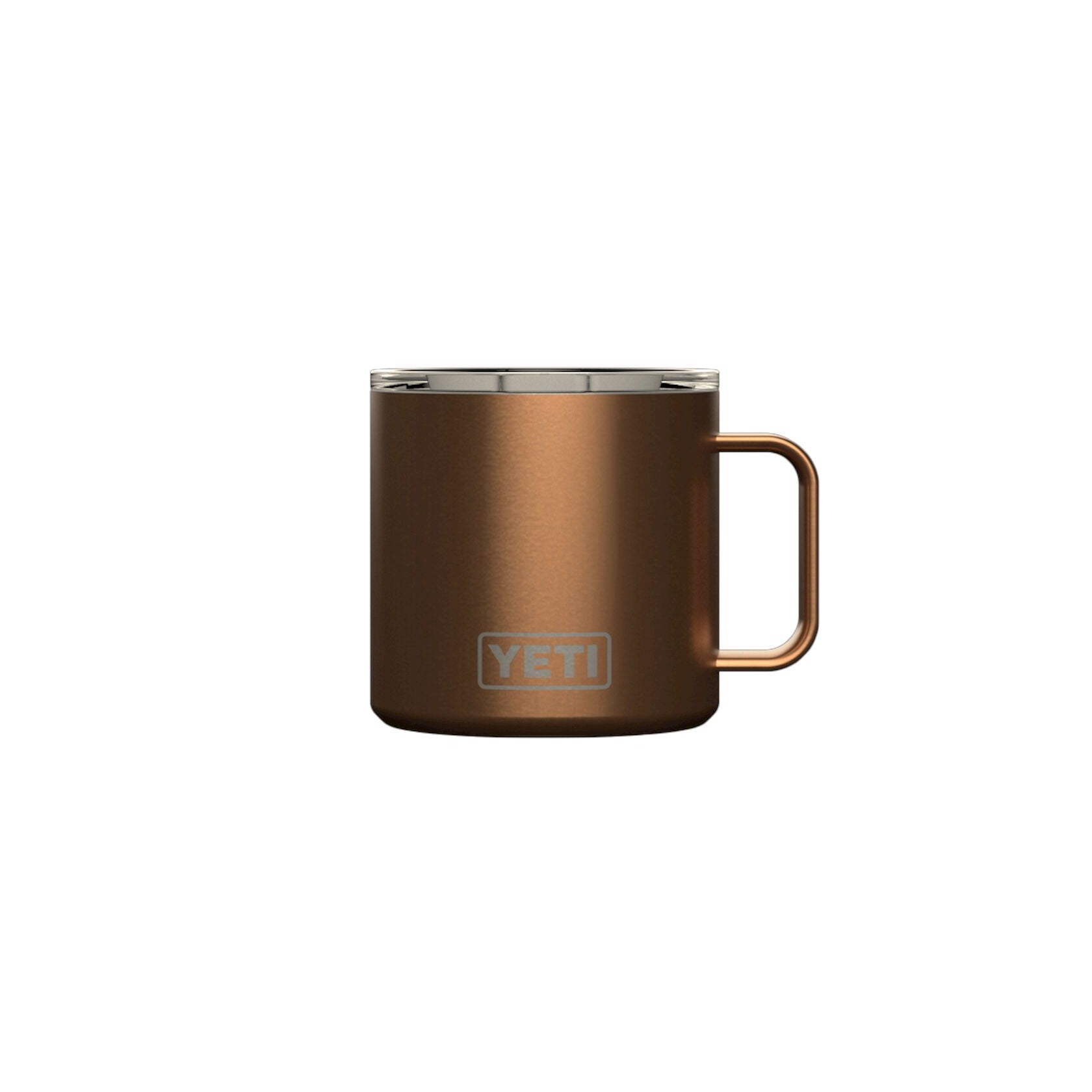 Yeti Rambler 14 Oz Copper Insulated Mug - Stainless Steel Vacuum Flask for Hot & Cold Drinks - Perfect for Camping, Hiking, and Outdoor Adventures