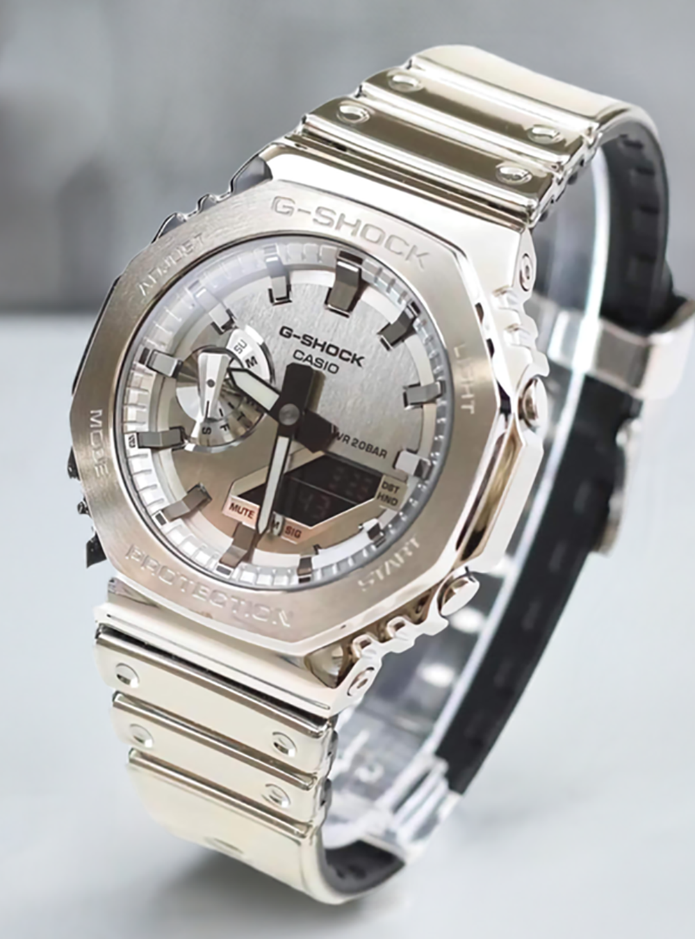 CASIO G-Shock GM-2100YM-8AJF Analog-Digital Watch - Fine Metallic Series 2100 Collection - Durable & Stylish for Outdoor, Sports & Everyday Wear