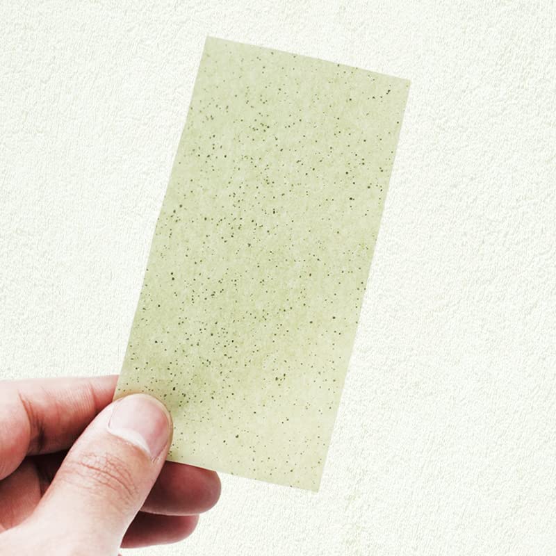 NYAMAH SALES Green Tea Oil Absorbing Blotting Paper for Oily Skin - 100 Sheets | Unisex Face Blotting Tissues for Women & Men | Perfect for On-the-Go, Gym, and Daily Makeup Touch-Ups (Green)