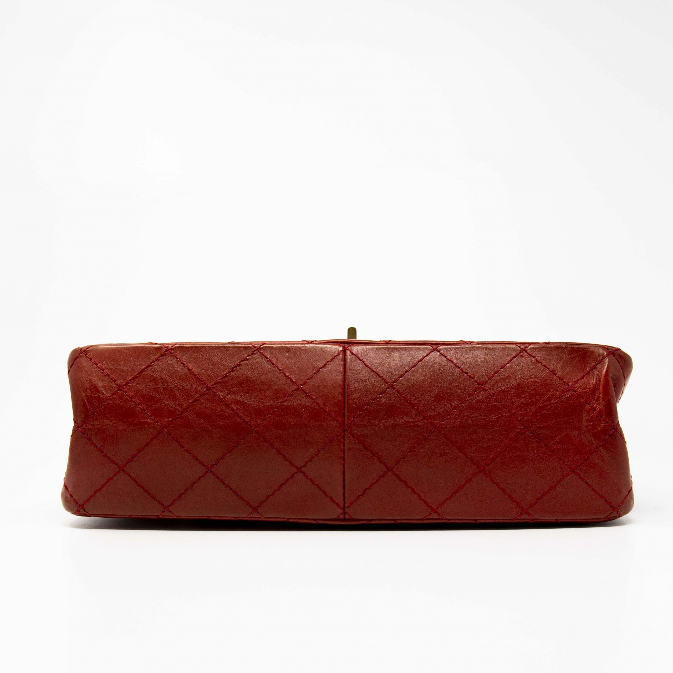 Authentic Chanel Red Calfskin 2.55 Reissue 266 Flap Bag - Luxury Designer Handbag for Women, Perfect for Evening Events & Special Occasions