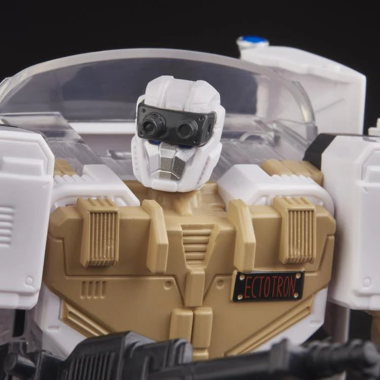 Ghostbusters x Transformers Ectotron Ecto-1 Action Figure - Collectible Toy for Fans, Perfect for Display & Play - Great Gift for Movie Lovers & Transformers Collectors