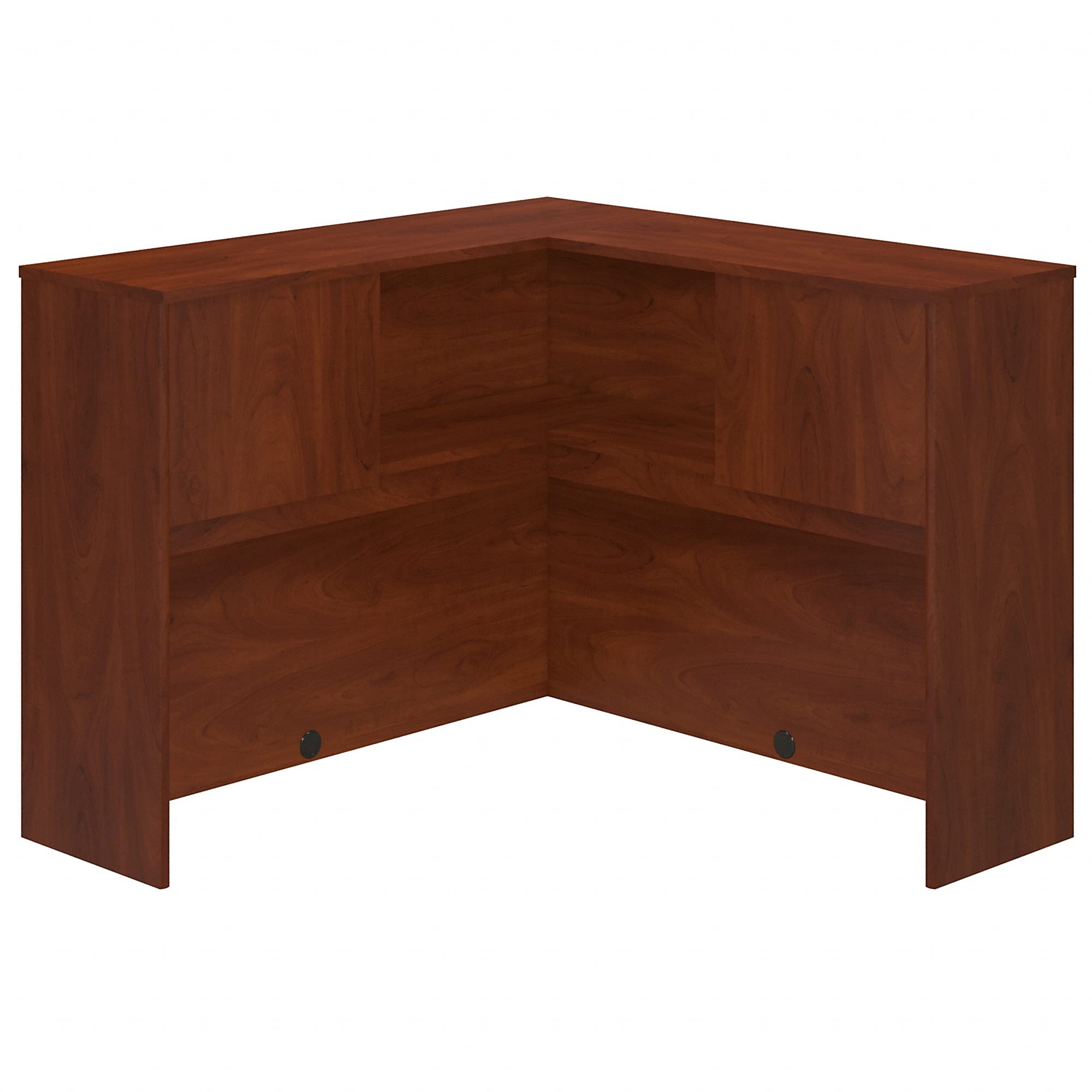 Bush Business Furniture Components Elite Corner Desk Hutch in Hansen Cherry - Home Office Desk Organizer for Workspace & Productivity | Fast Standard Delivery