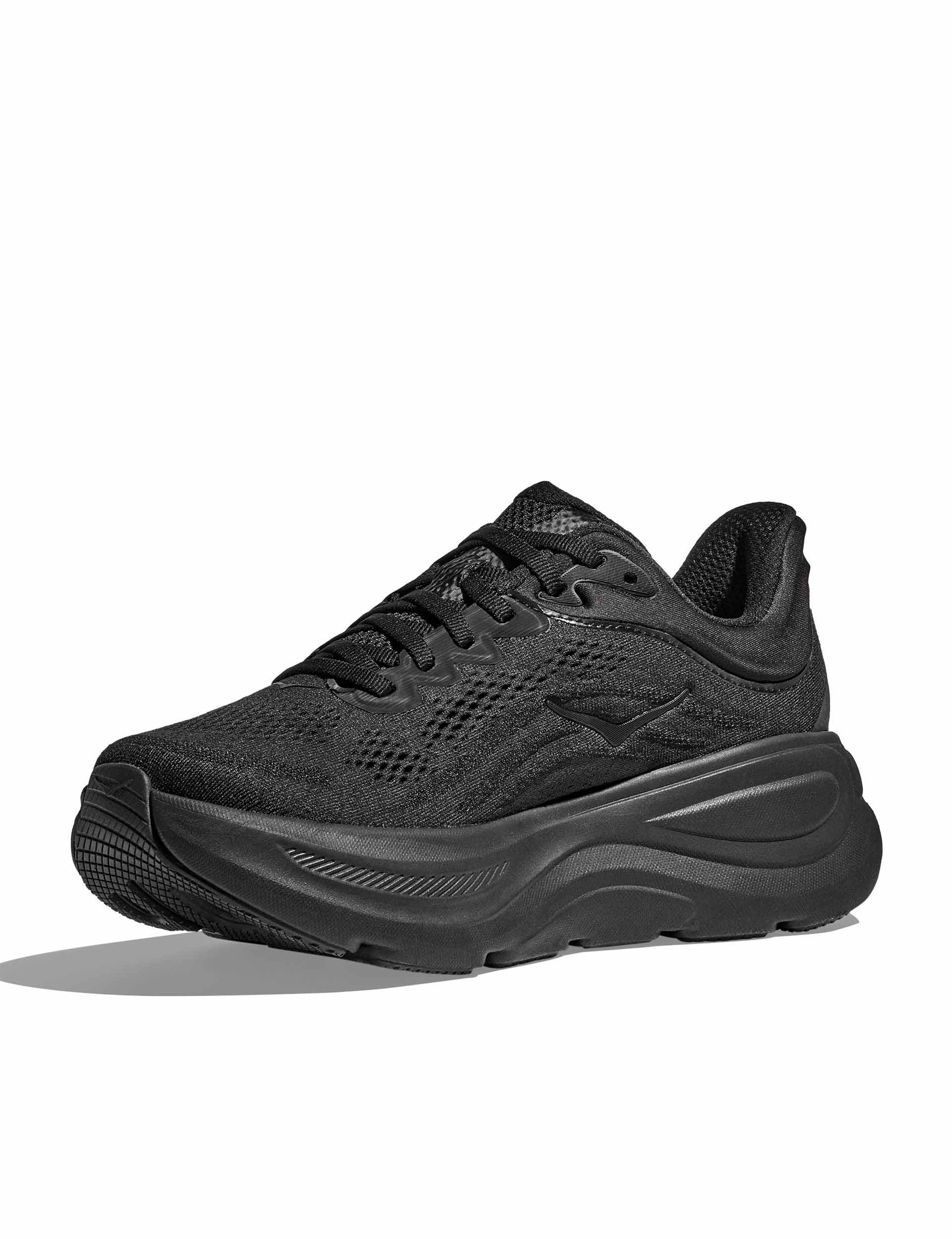 Hoka Bondi 9 Running Shoes - Black (1162012-BBLC) | Cushioned Comfort for Long Distance Running & Walking | Perfect for Marathon Training, Jogging & Everyday Wear