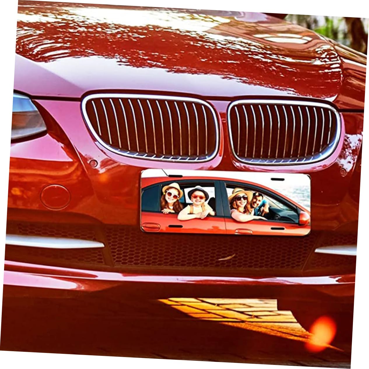 5-Pack DIY Metal Blank License Plates for Cars - White - Customizable Car Accessories for Personalization & Decoration - Perfect for Car Shows, Gifts & DIY Projects