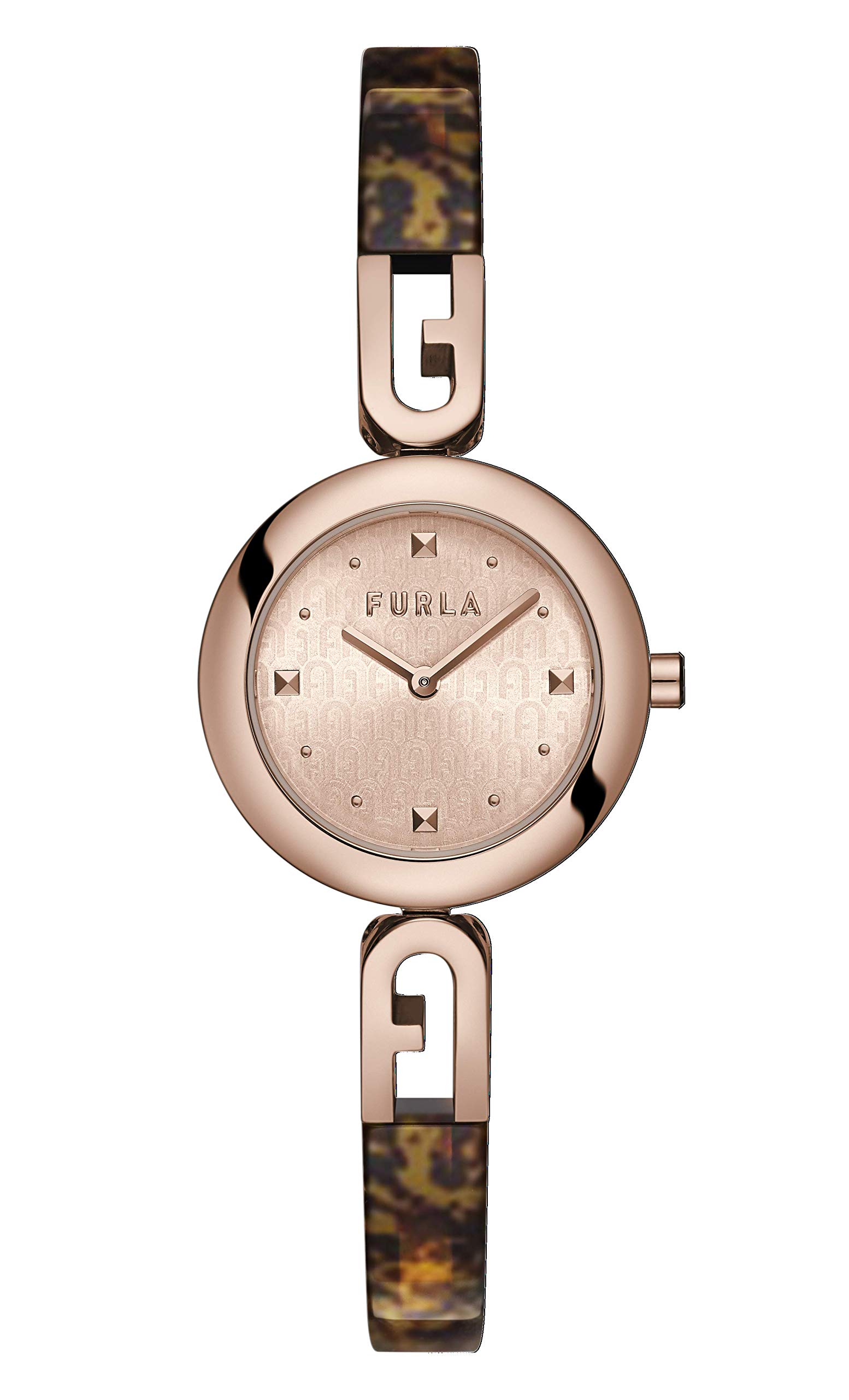 Furla Women's Rose Gold Tone Dress Watch - Elegant & Stylish Timepiece for Formal Events, Office Wear & Special Occasions (Model WW00010001L3)