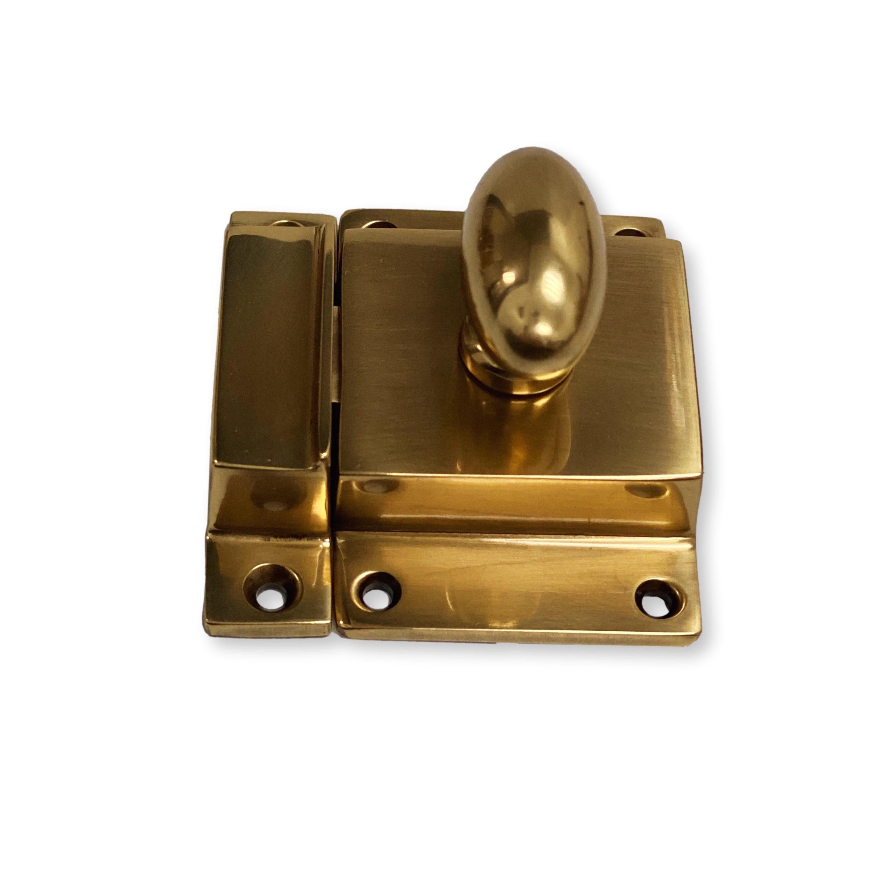 Vintage French Brass Cabinet Latch - Antique Style Hardware for Furniture, Doors & Drawers - Perfect for Home Restoration, DIY Projects & Farmhouse Decor