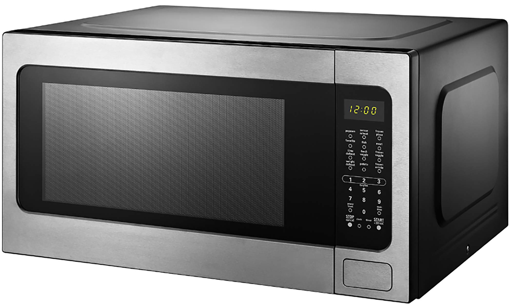 Black+Decker EM262AMY-PHB 2.2 Cu. Ft. Countertop Microwave Oven with Sensor Cooking Technology, Stainless Steel Finish - Perfect for Small Kitchens, Dorms & Offices