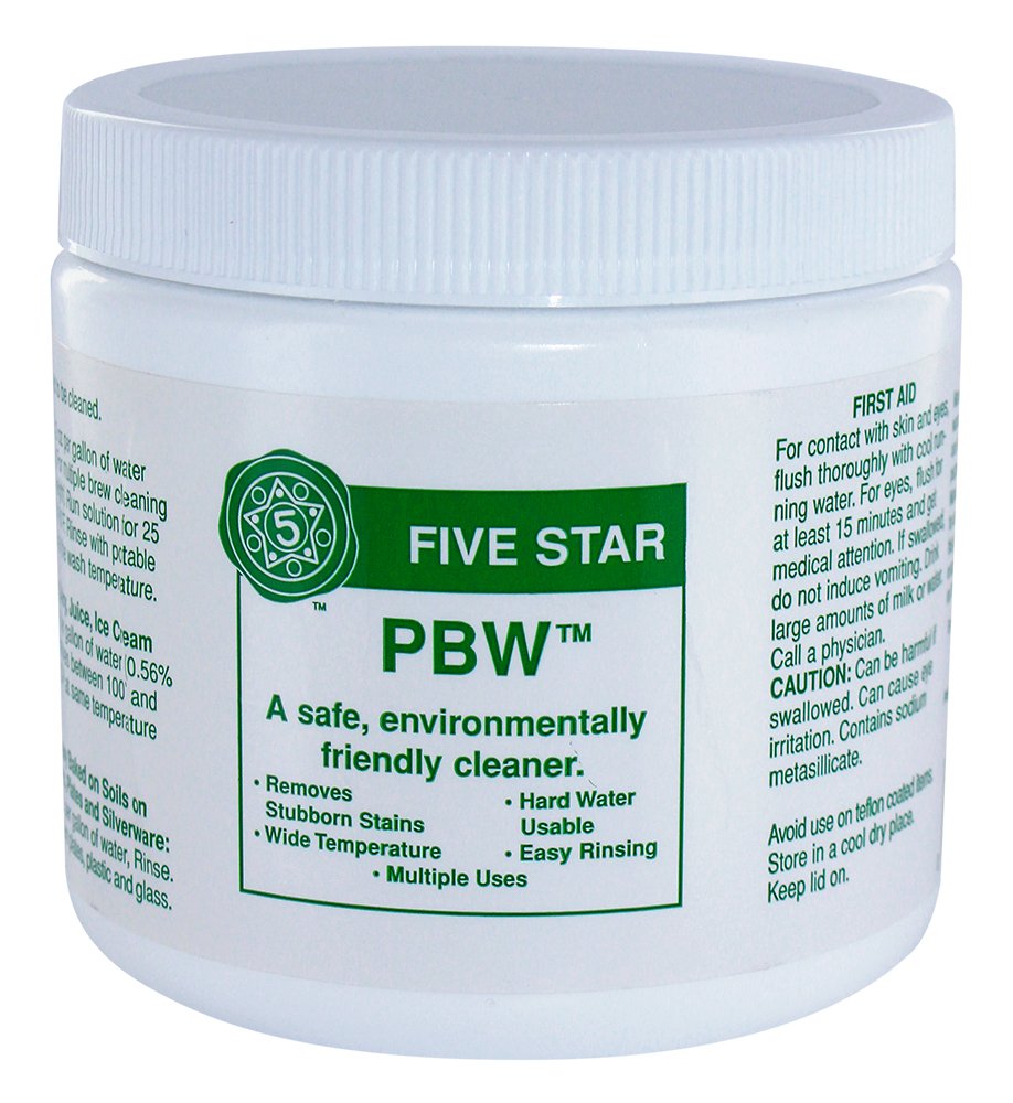 Five Star Home Brew Ohio PBW - 1 lb (Set of 2) | Professional Beer & Wine Equipment Cleaner | Perfect for Home Brewing, Keg Cleaning & Draft System Maintenance