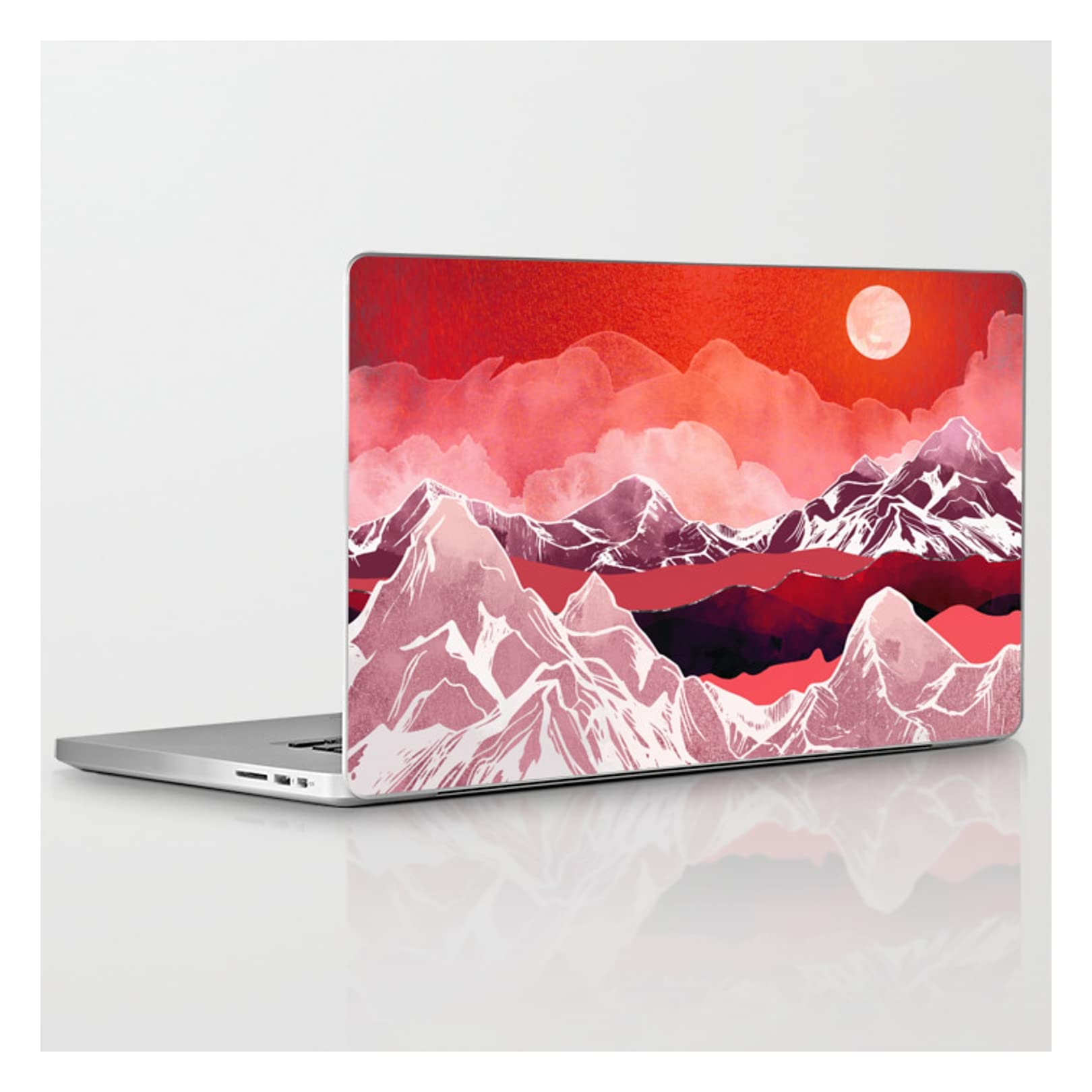 Spacefrogdesigns Scarlet Glow Laptop Skin for 15-inch MacBook Pro Retina - Durable Protective Cover with Vibrant Artwork | Perfect for Work, Travel & Personalizing Your MacBook