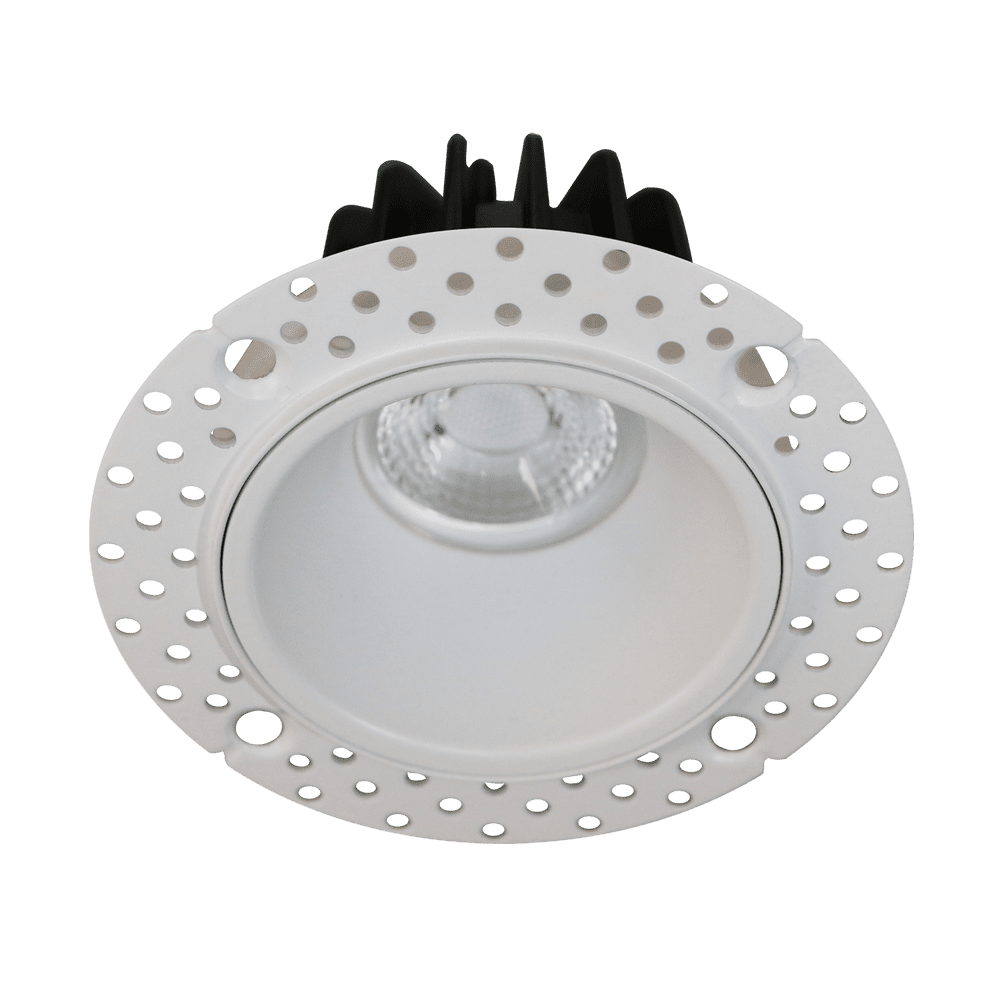 Radiant Lite 2 Inch Round Trimless LED Recessed Downlight 8W - Dimmable, CCT Selectable (2700K-5000K) - Energy Efficient Downlight for Kitchen, Bathroom & Living Room Ceiling Lighting