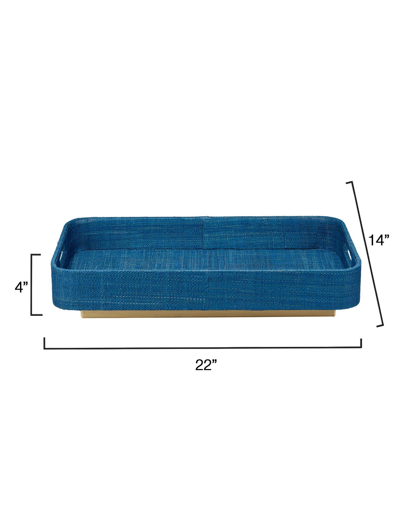 Utopia Footed Serving Tray - Elegant Decorative Tray with Handles for Dining, Breakfast in Bed, or Coffee Table Decor - Perfect for Home, Kitchen, and Party Use