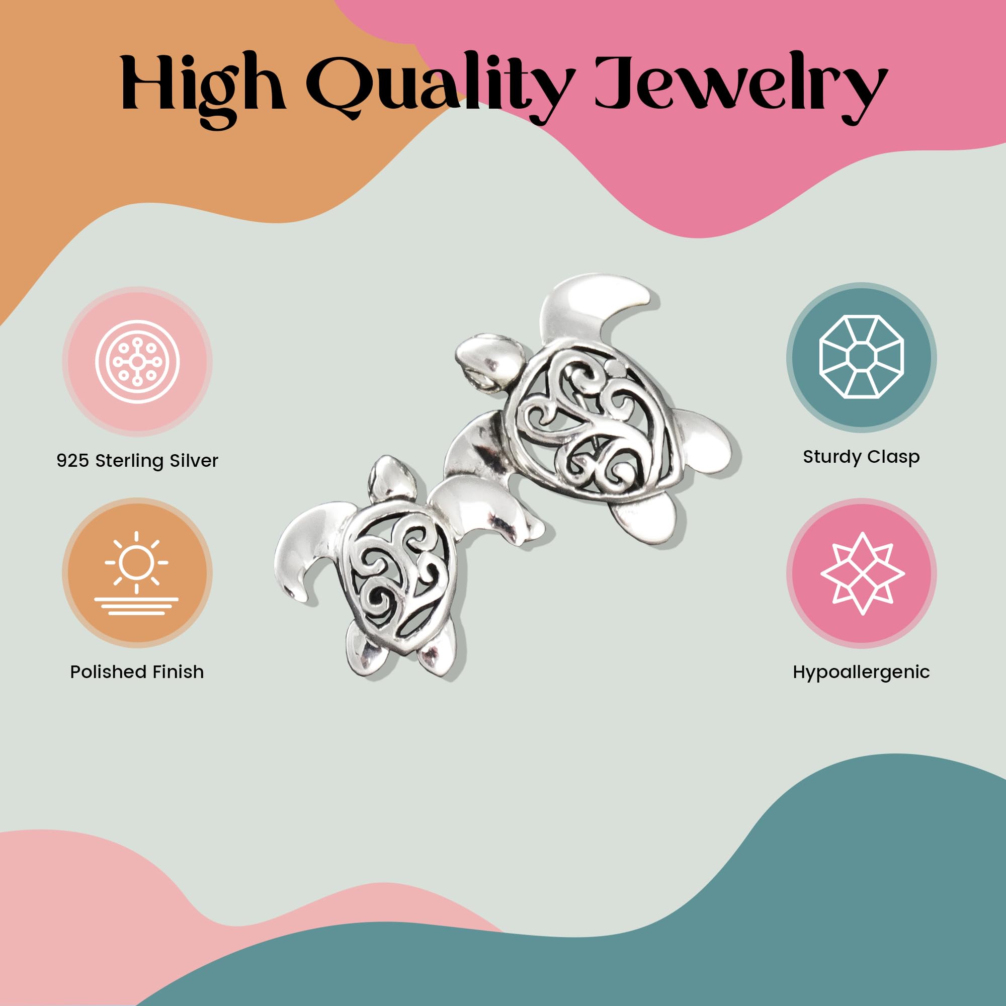 FashionJunkie4Life Dainty Turtle Charm Necklace for Women - Cute Animal Jewelry Gift for Her - Perfect for Casual Wear, Date Nights & Beach Vacations