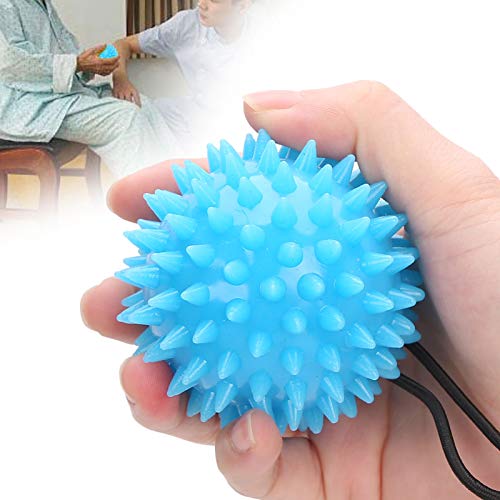 Hand Therapy Ball for Grip Strength & Finger Flexibility - Stress Relief & Rehabilitation Exercise Ball - Massage & Balance Training for Athletes, Office Workers & Seniors