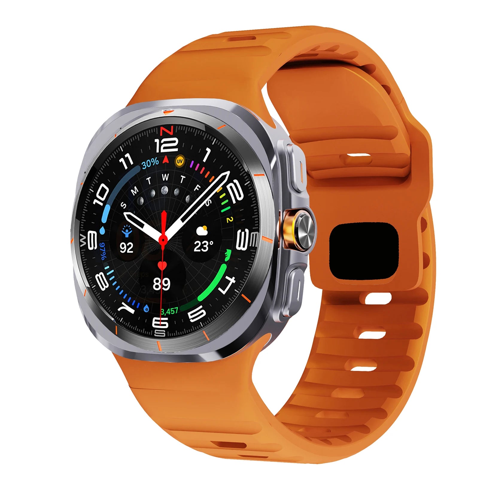 Durable Silicone Bands for Samsung Galaxy Watch Ultra - Comfortable & Stylish Replacement Straps for Workouts, Running & Outdoor Activities