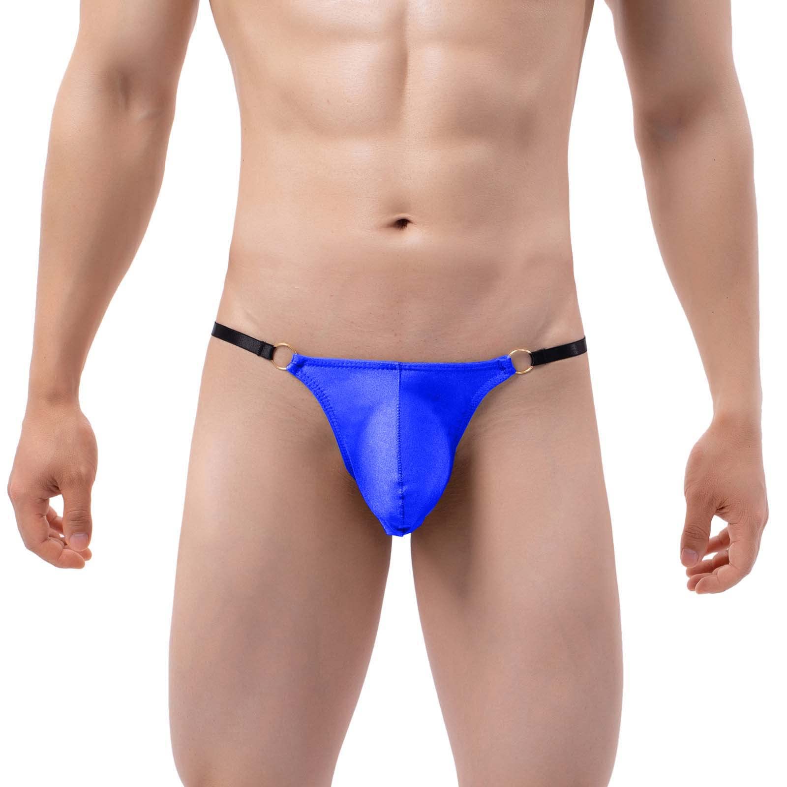 Sexy Men's Underwear - Mesh G-String Thong Briefs with Bulge Pouch | Erotic Bikini Slip Panties for Men | Perfect for Romantic Nights & Special Occasions