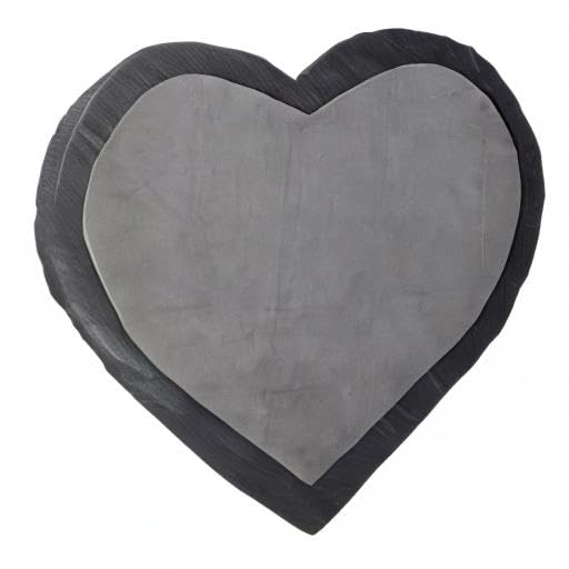 Elegant Black Heart-Shaped Cheese Board - Perfect for Valentine's Day, Anniversaries, Romantic Dinners & Charcuterie Platters