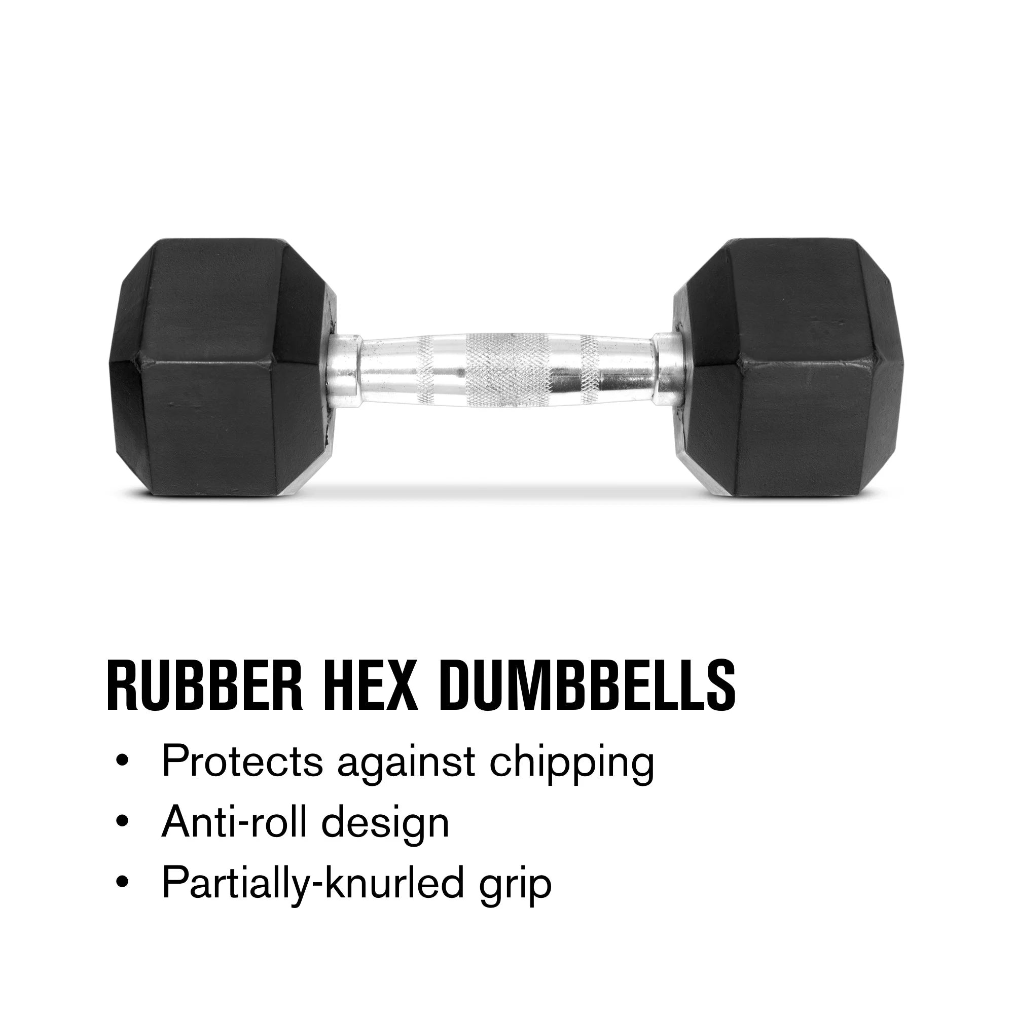 Weider Rubber Hex Dumbbell Set - 110lbs Weight for Home Gym, Strength Training & CrossFit Workouts | Non-Slip Grip & Durable Rubber Coating | Perfect for Full-Body Exercises & Fitness Enthusiasts