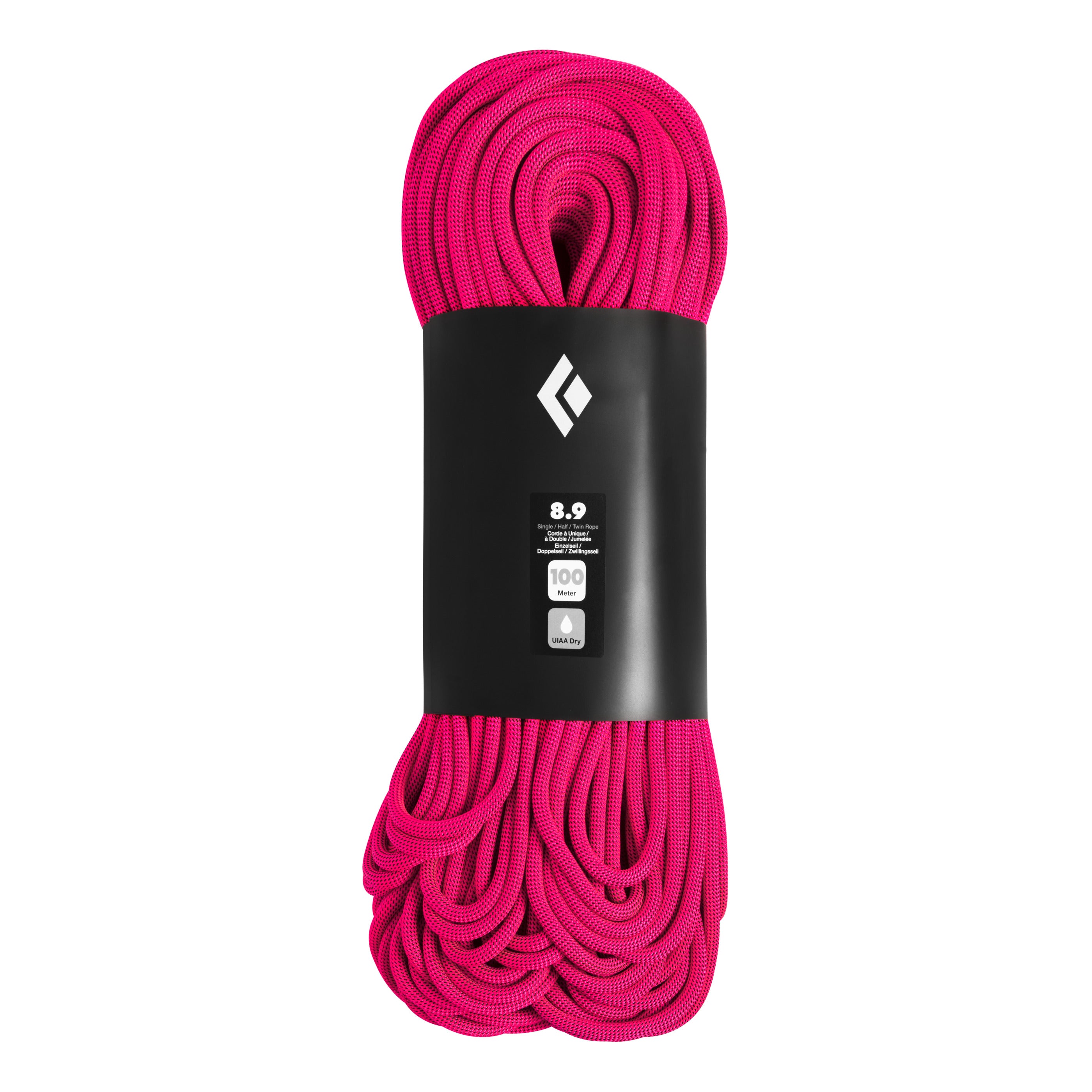 8.9mm Dry Treated Climbing Rope - Lightweight & Durable for Rock Climbing, Mountaineering & Outdoor Adventures