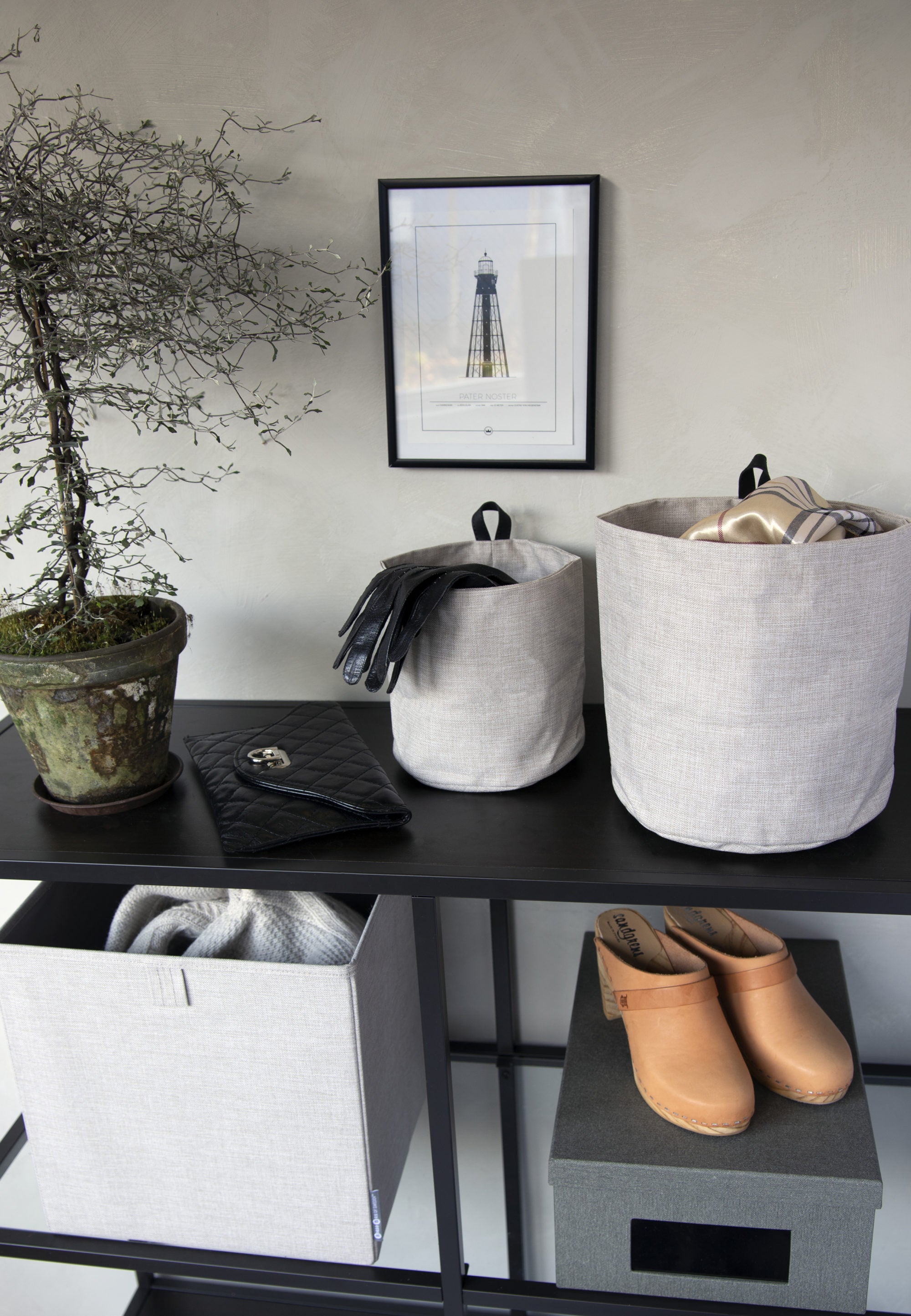 Soft Storage Baskets for Home Organization - Foldable Fabric Bins for Closet, Nursery, Laundry & Toy Storage | Perfect for Bedroom, Bathroom & Kids Room