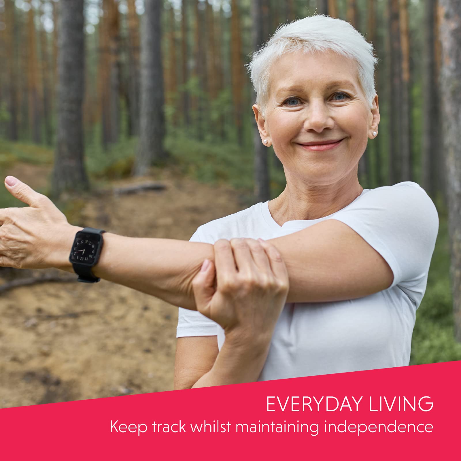 UBEE SAFE 4G GPS Tracker Watch for Dementia & Alzheimer's Patients - Waterproof Elderly Safety Smartwatch with Real-Time Location Tracking & SOS Alert - Ideal for Seniors with Memory Loss & Caregivers (New Improved Model) | Perfect for Daily Monitoring, Emergency Response & Peace of Mind