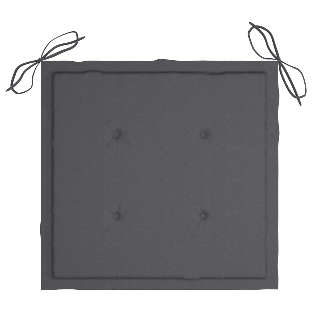 4-Piece Universal Garden Chair Cushions Set with Ties - 19.7